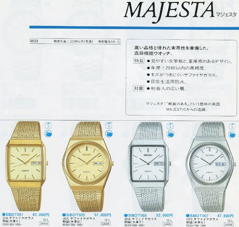 ⌚018】SEIKO マジェスタ 9533-5000｜Crusoe