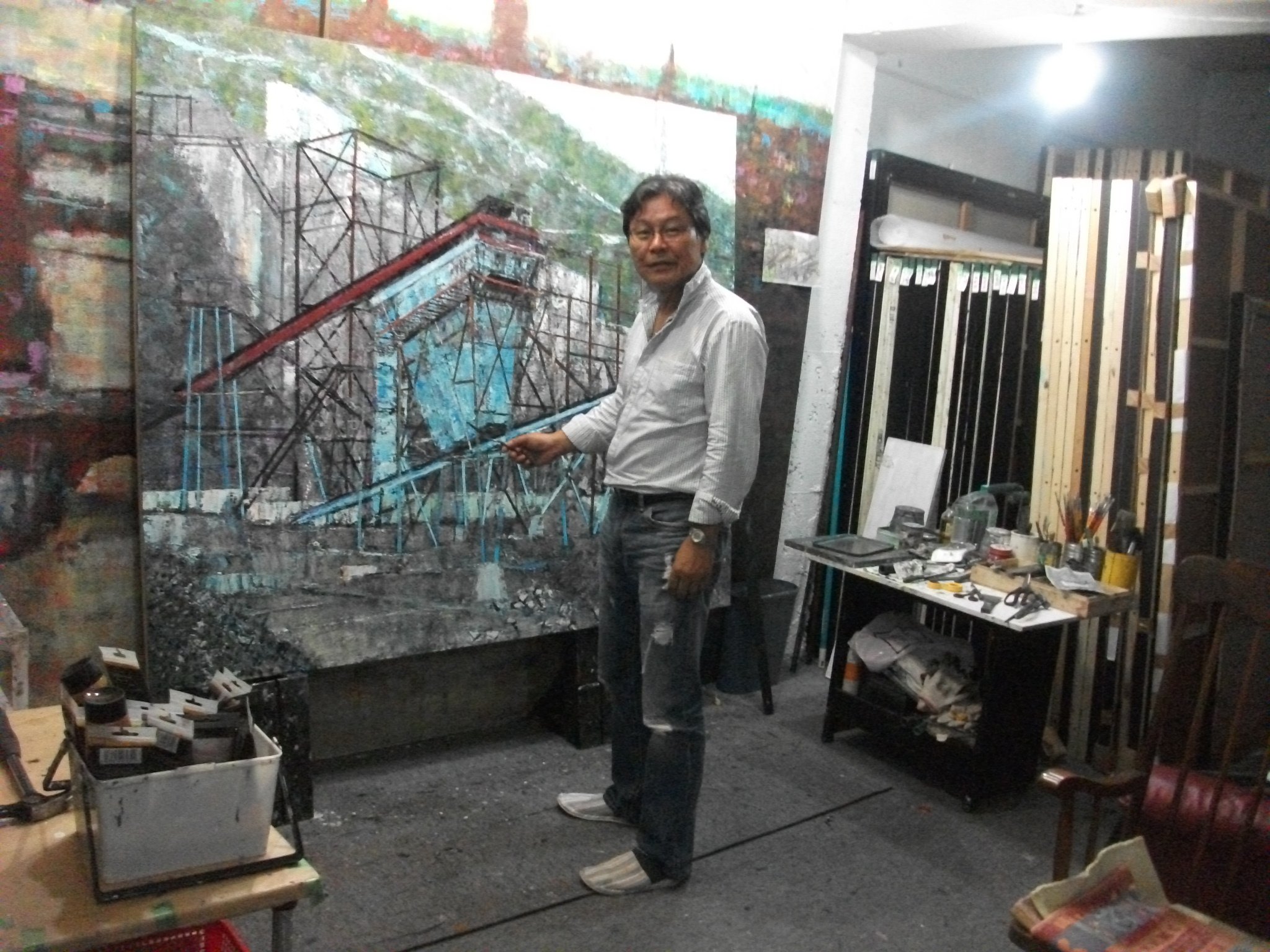 忘れてはならない「時」を後世に 洋画家・中西繁さんの活動｜白鳥 正夫