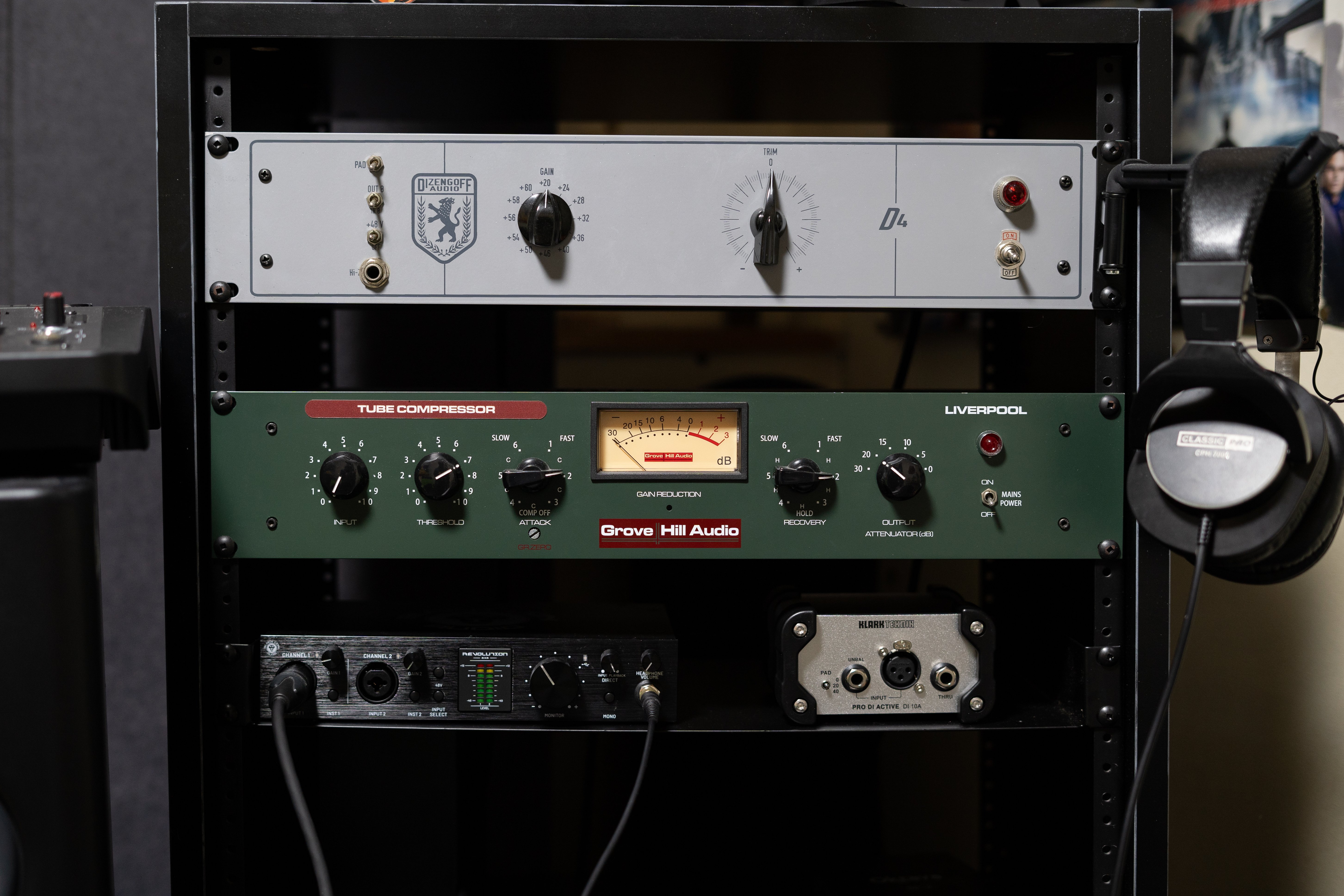 KLARK TEKNIK DI 10A アクティブダイレクトボックス Klark Teknik DI 10A Active DI Box with Midas Transformer