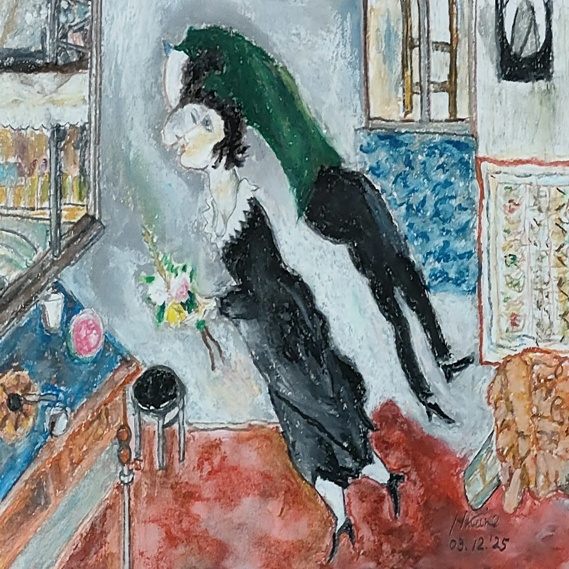 絵画ミニミニミステリー 第103回「マルク・シャガール『誕生日