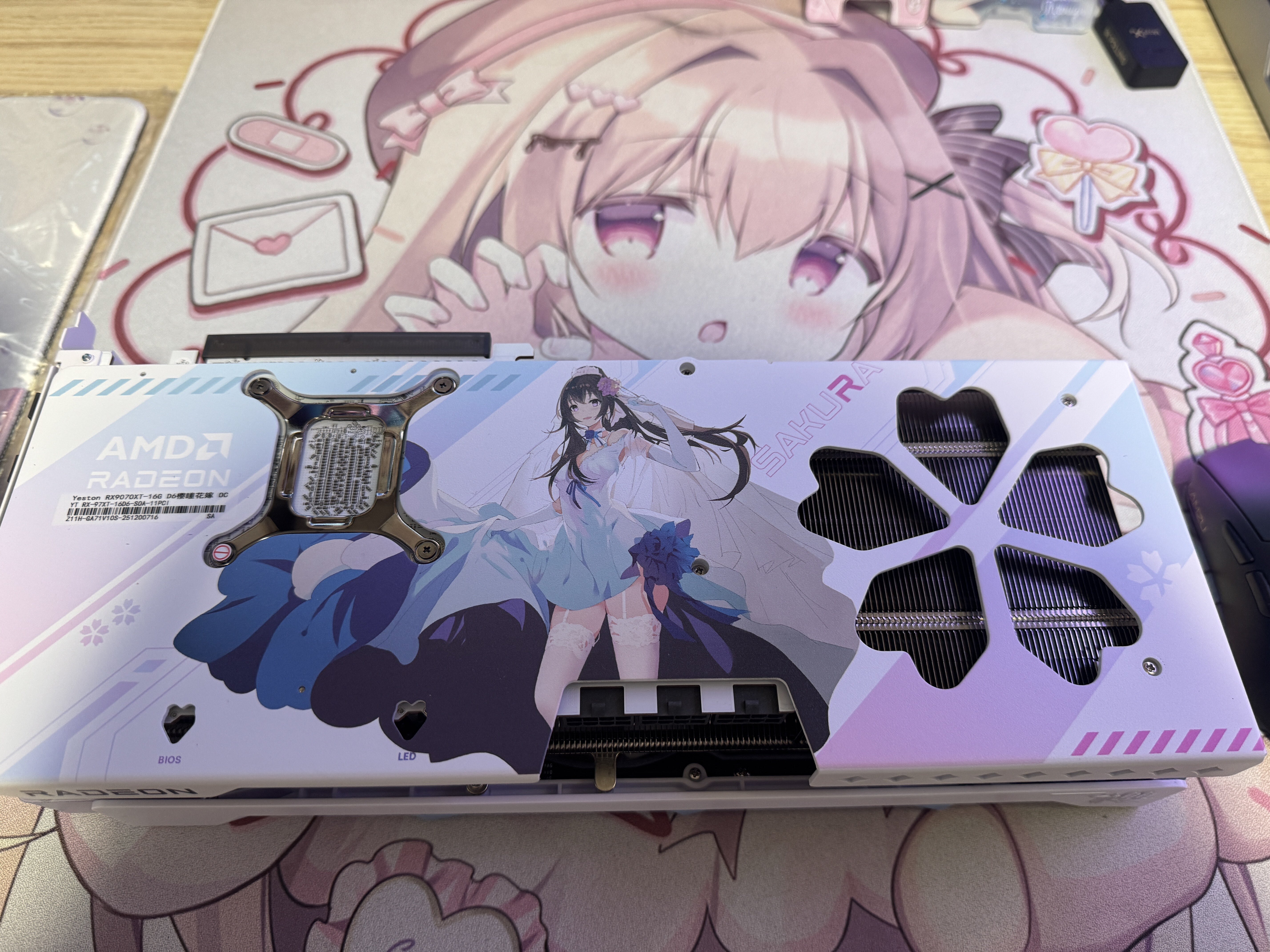 YESTON AMD RADEON RX9070XTを購入してみた|ましろん YESTON AMD RADEON RX9070XTを購入してみた|ましろん