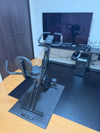 ダイエット時点 ゲーミングダイエット記録 エアロバイク編 4ヶ月で13.8kg減量