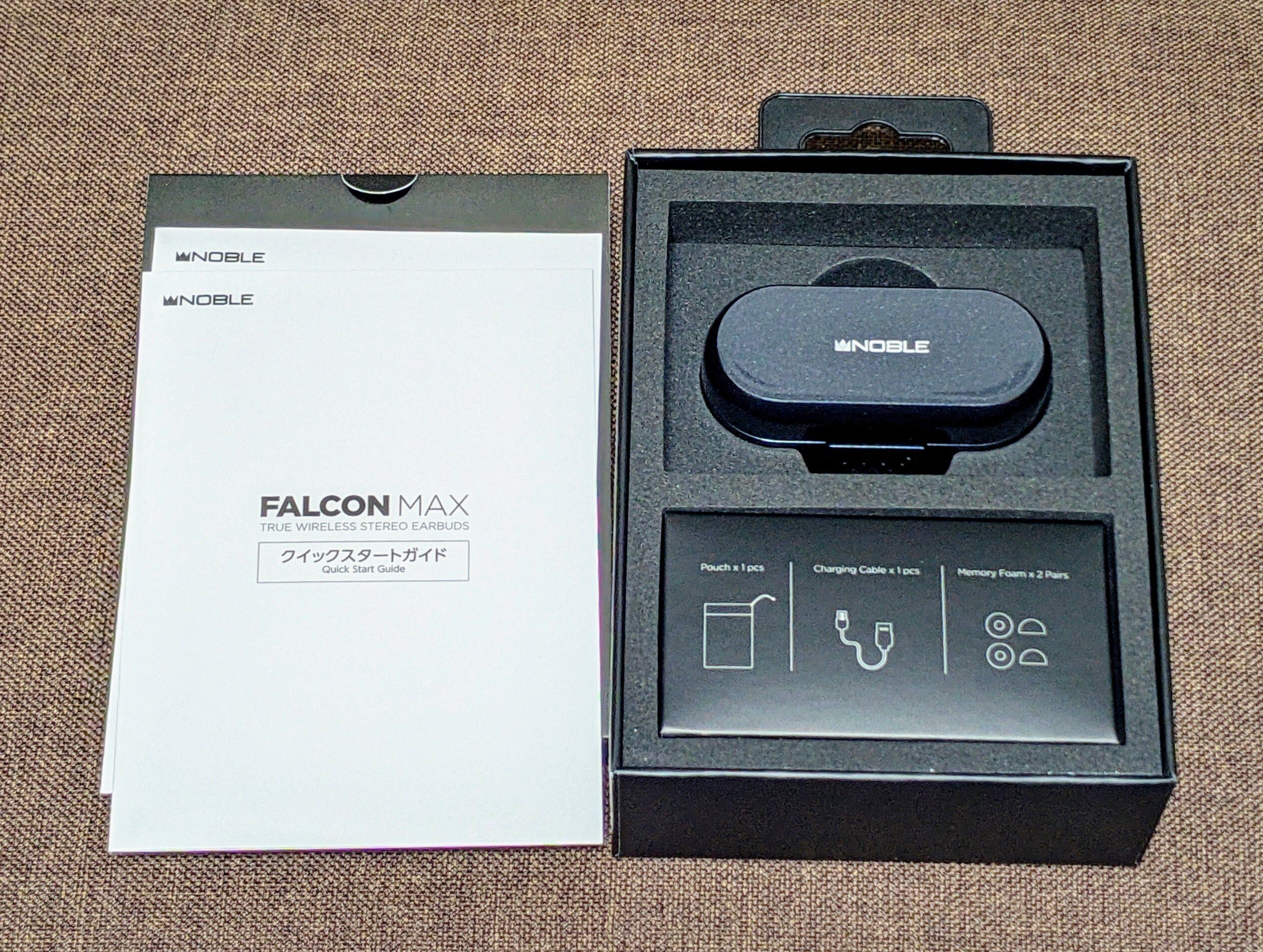 【新品未開封】 noble audio falcon max Noble Audio FALCON MAX NOB-FALCONMAX-B [ブラック] 価格比較