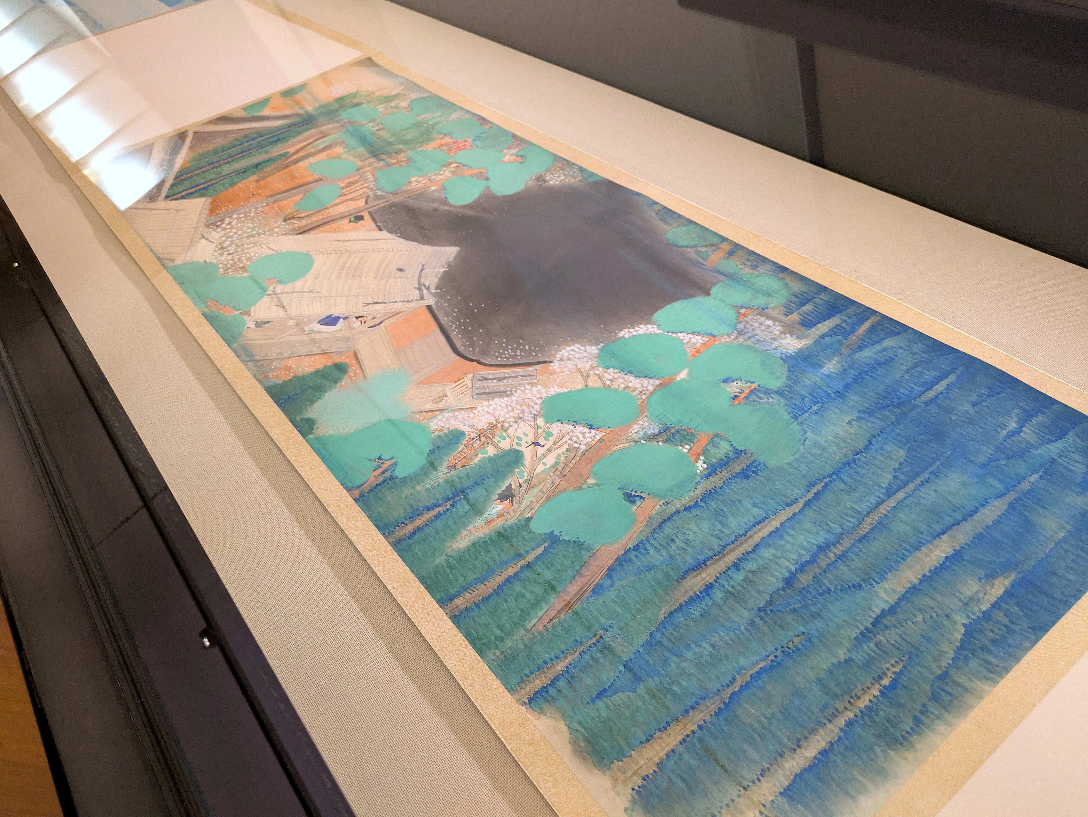 青色が美し過ぎる前田青邨の《維盛高野の巻》……@東京国立博物館｜かわかわ