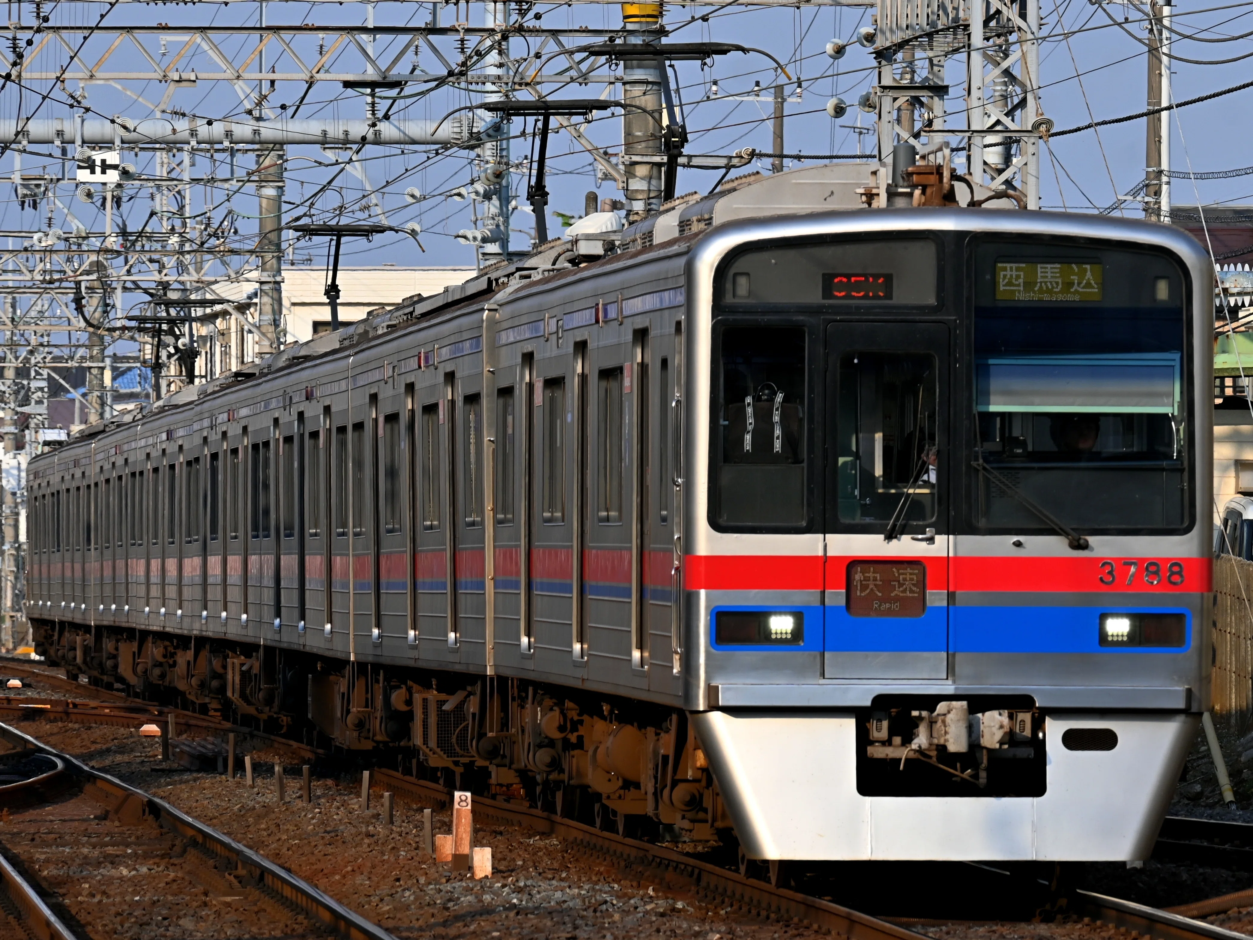 北総車が京成本線を突っ走る！89N回送を狙ってみた！新京成車との並び