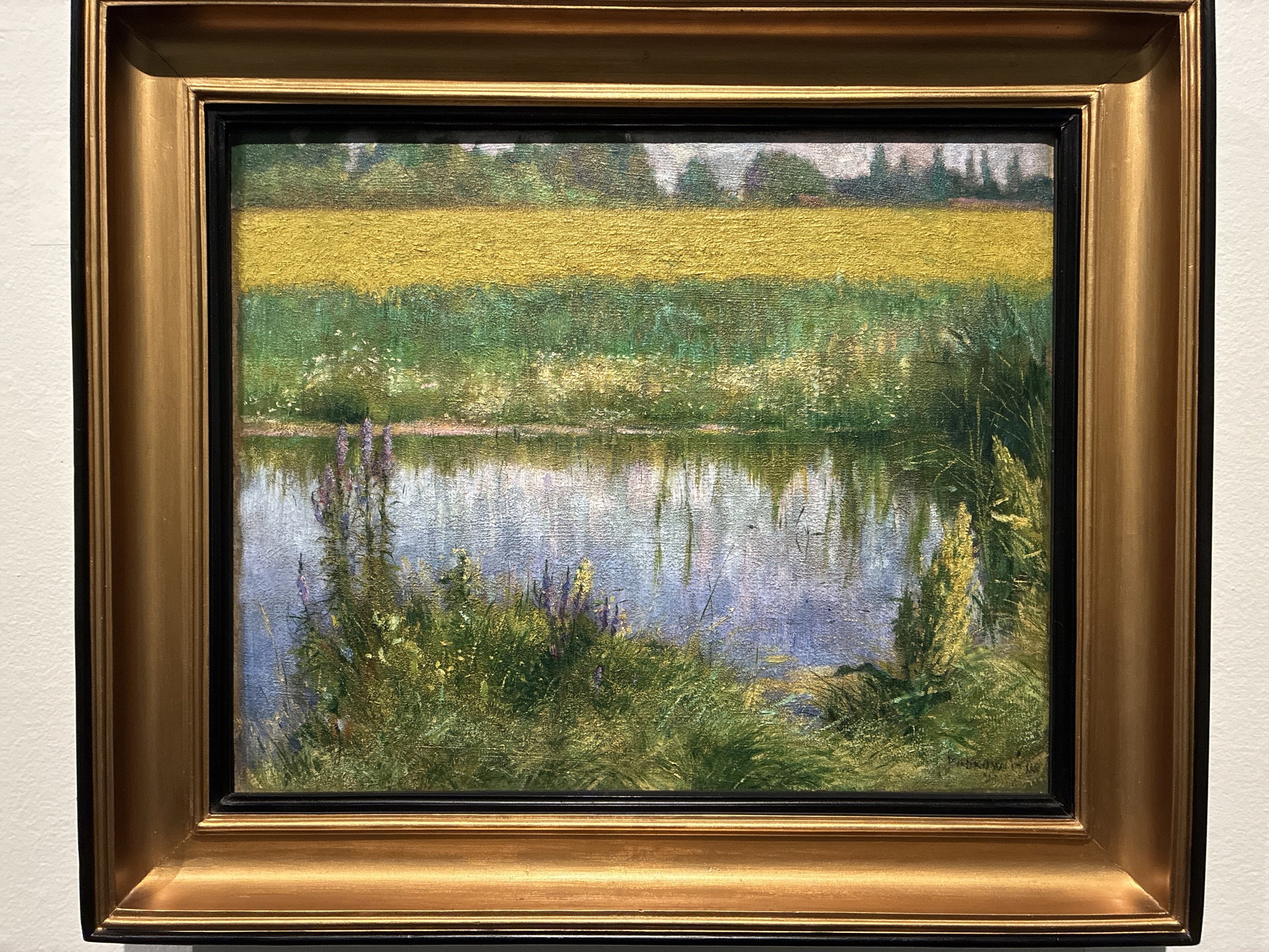 骨董品絵画1点物1892年ポーランド画家メホッフェル