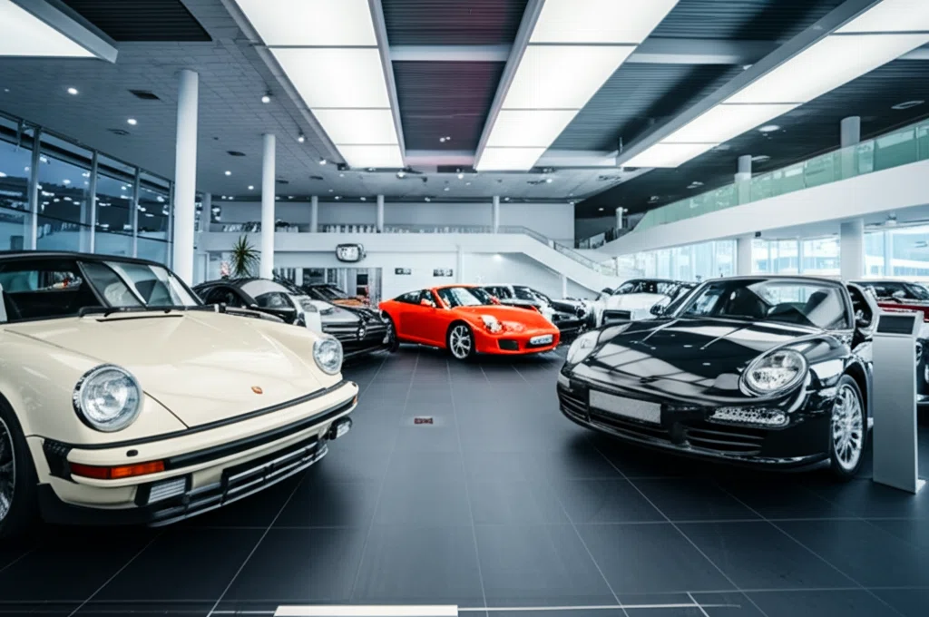 ポルシェ中古車ショールーム