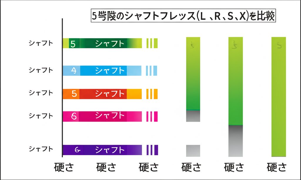 競技ゴルファー必読｜R・S・Xフレックスの違いとあなたに最適な