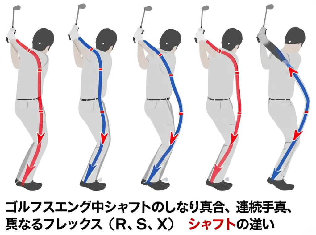 競技ゴルファー必読｜R・S・Xフレックスの違いとあなたに最適な