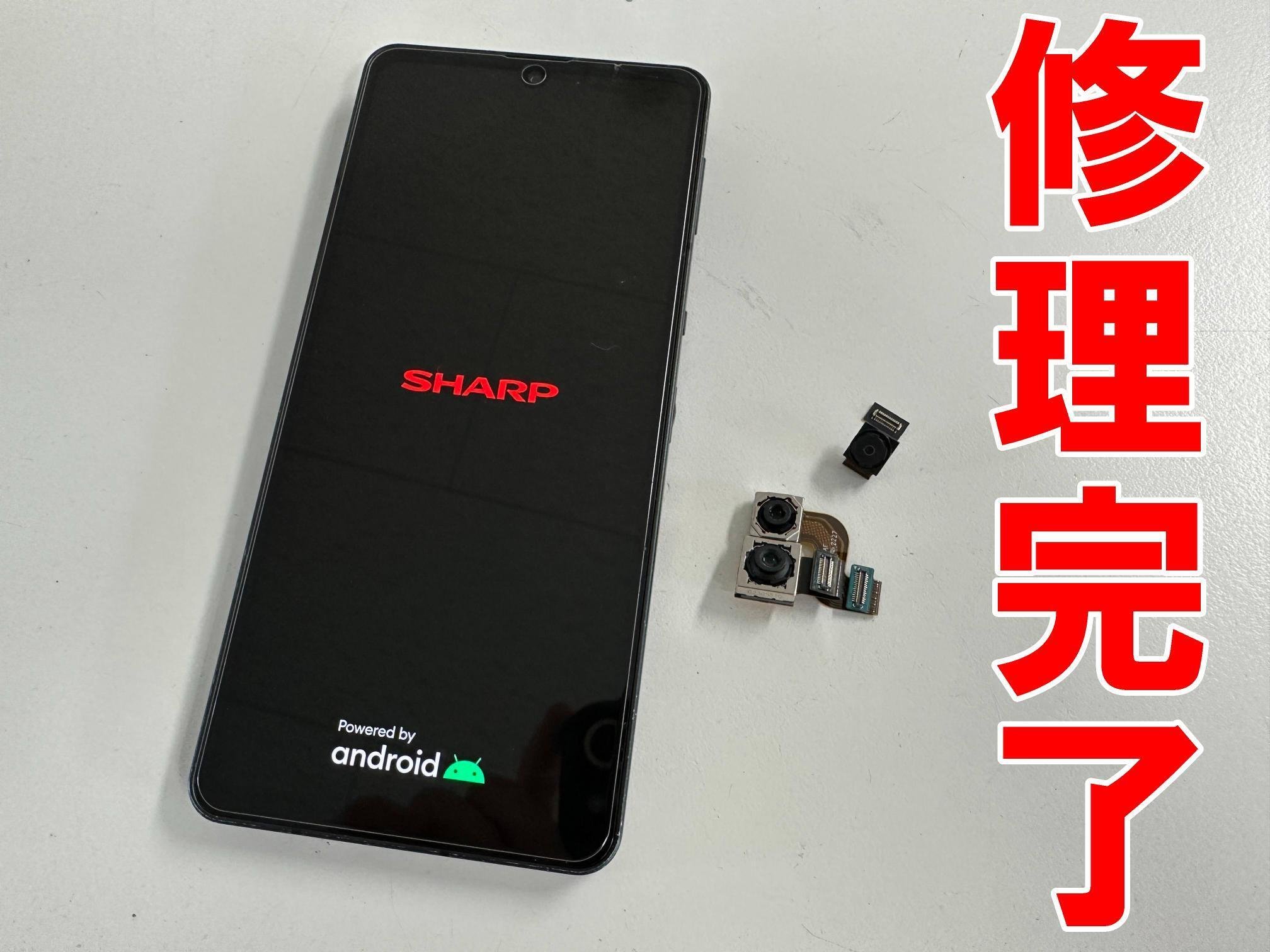 【専用・ぼたもち様】［NFC故障］SHARP AQUOS sense6ブラック SHARP 【Bランク中古品】 SIMロック解除済 AU AQUOS sense6s 64 GB