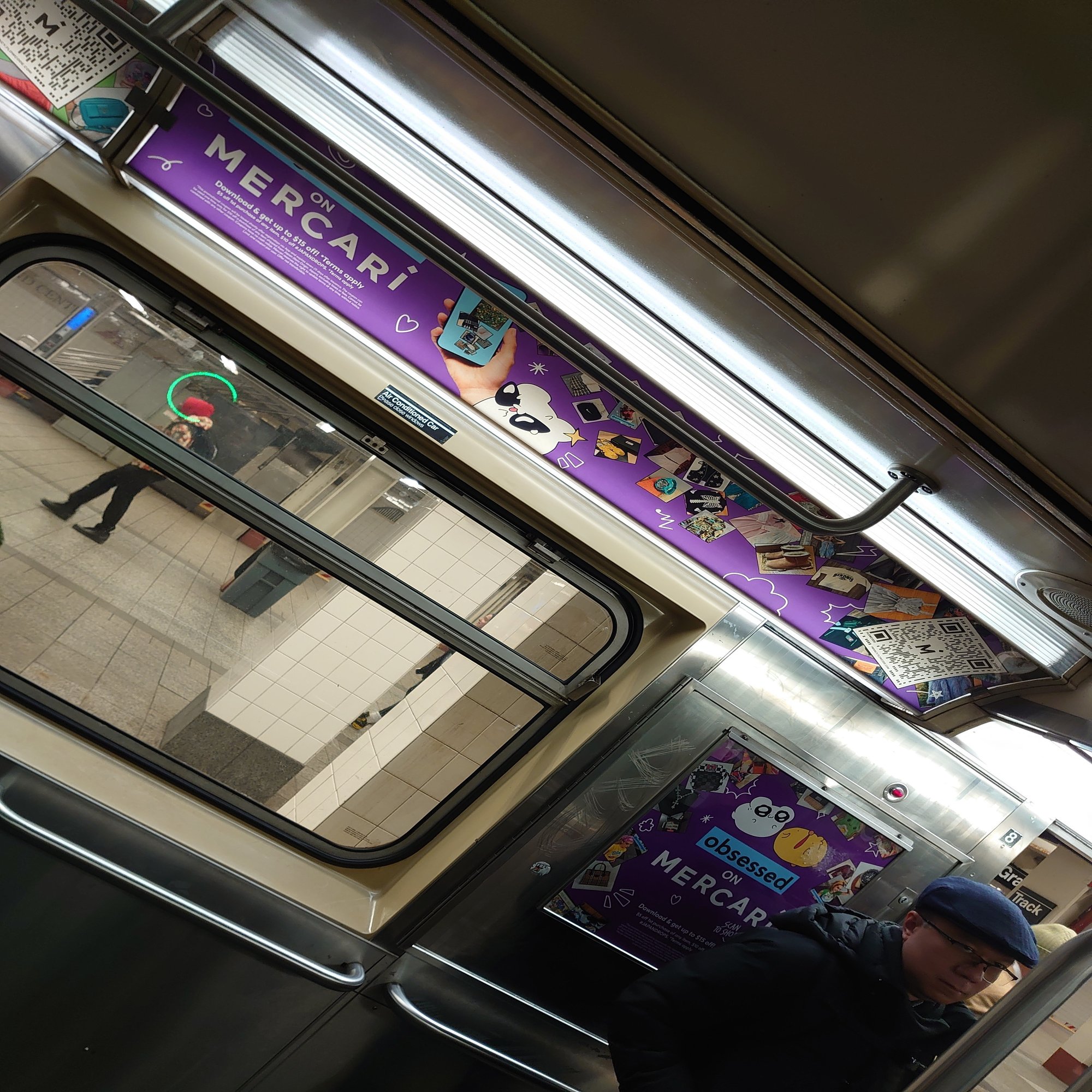 NY地下鉄USメルカリ広告(初NYC&ワシントンD.C.小話)｜ちひろ
