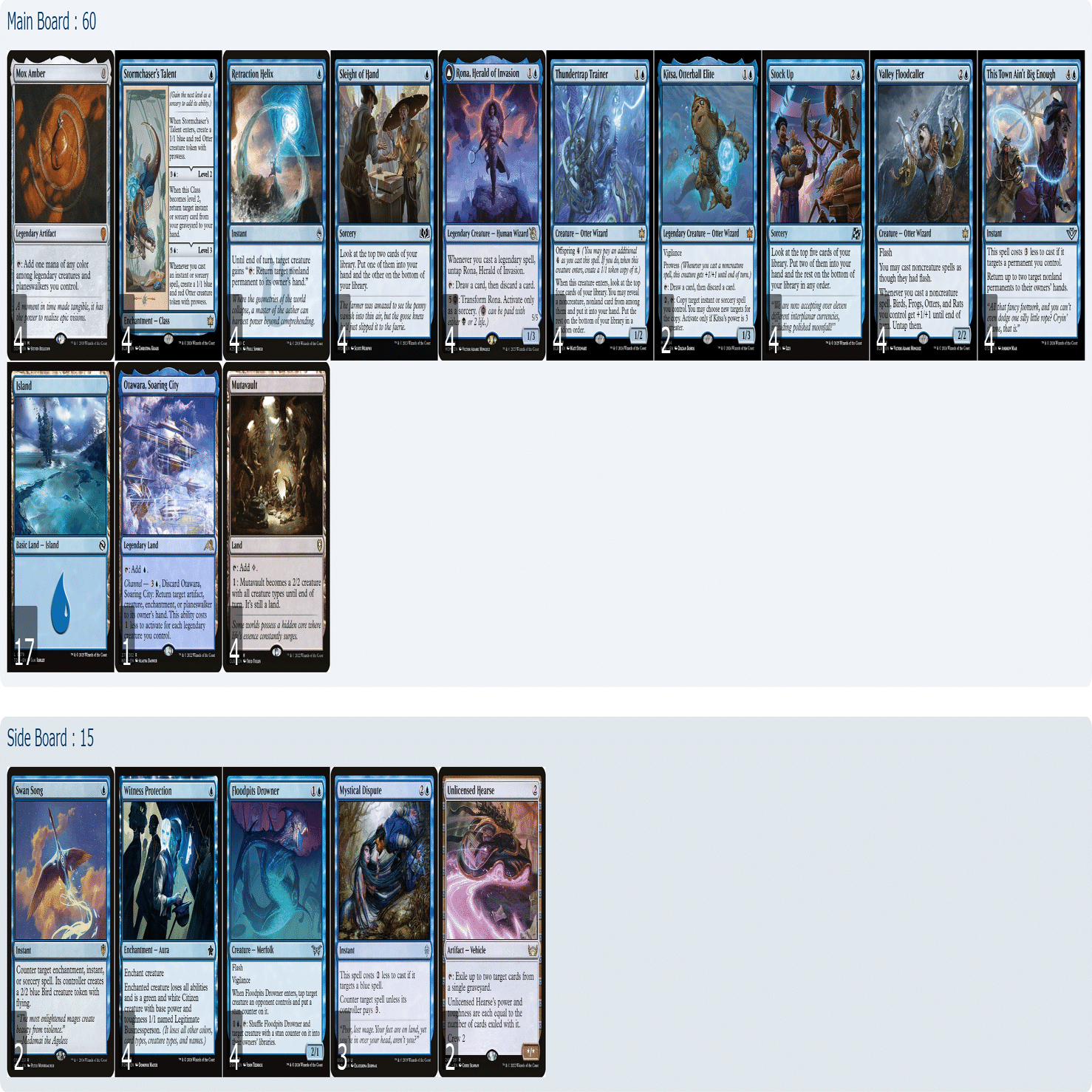 パイオニア】「青単ローナコンボ」デッキメモ｜はじめまどか