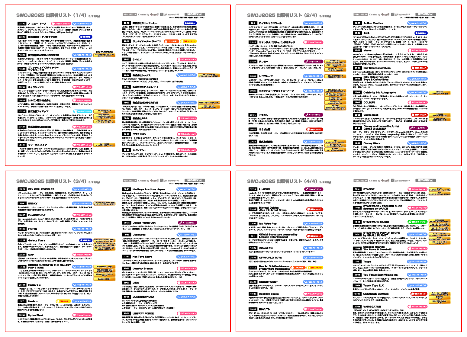 スター・ウォーズ⭐︎セレブレーションジャパン⭐︎限定アクリル