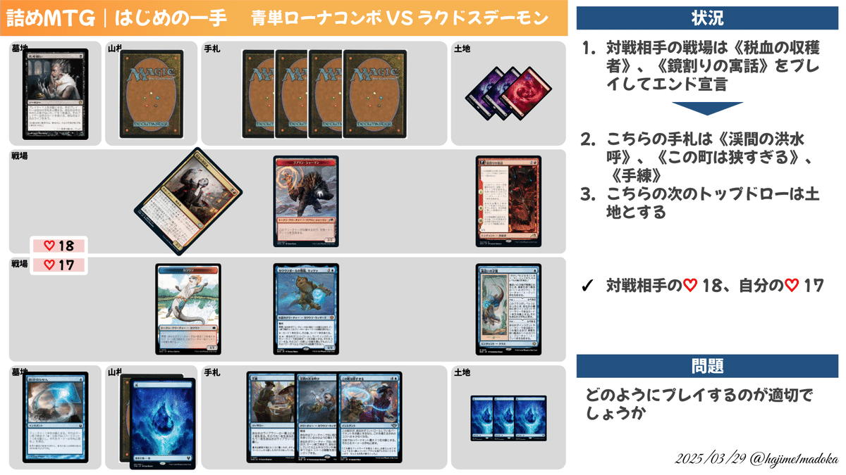 パイオニア】「青単ローナコンボ」デッキメモ｜はじめまどか