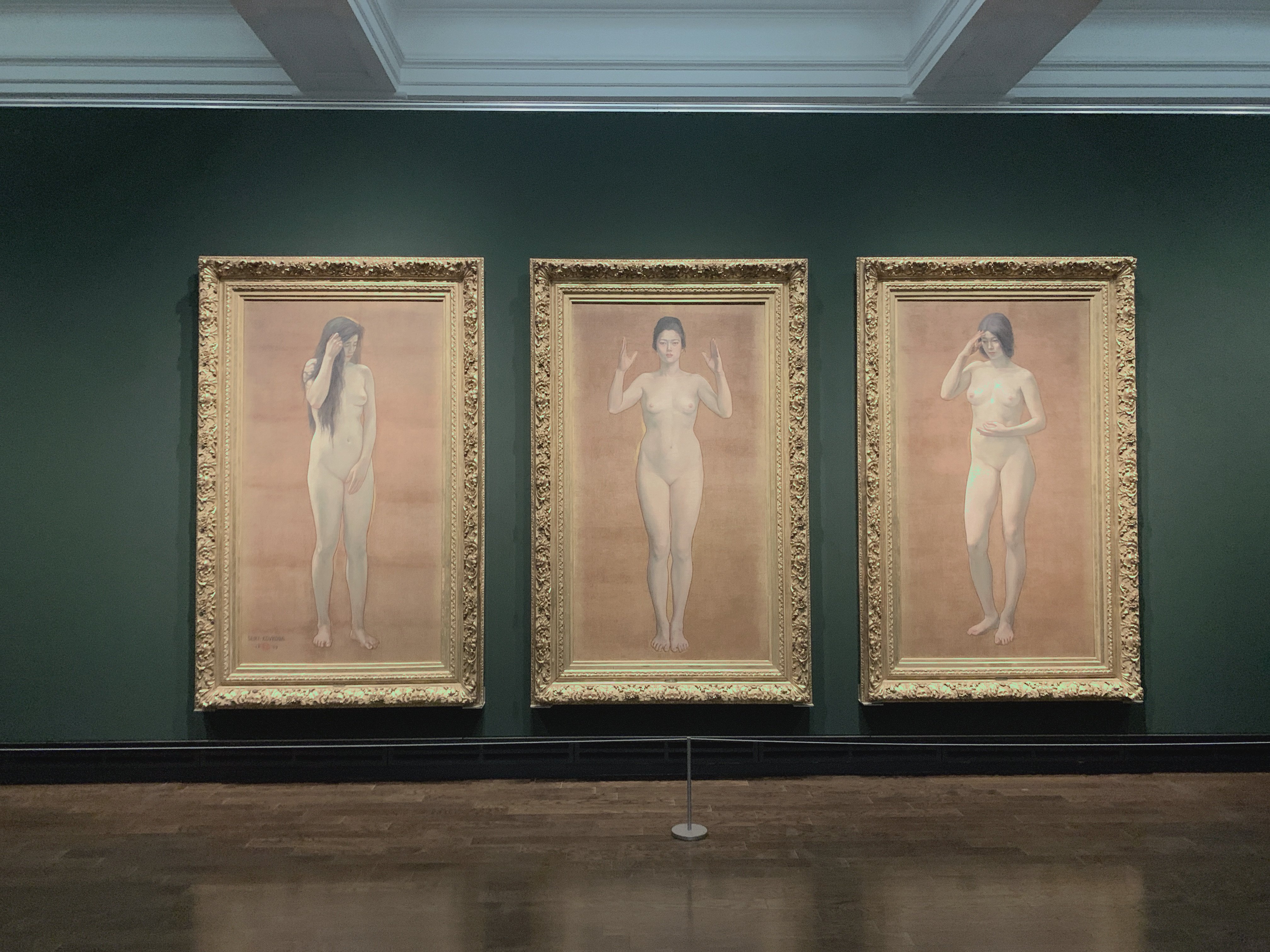 黒田清輝《智・感・情》①勝手解釈、喧嘩後の3人｜なすにきび【勝手美術】