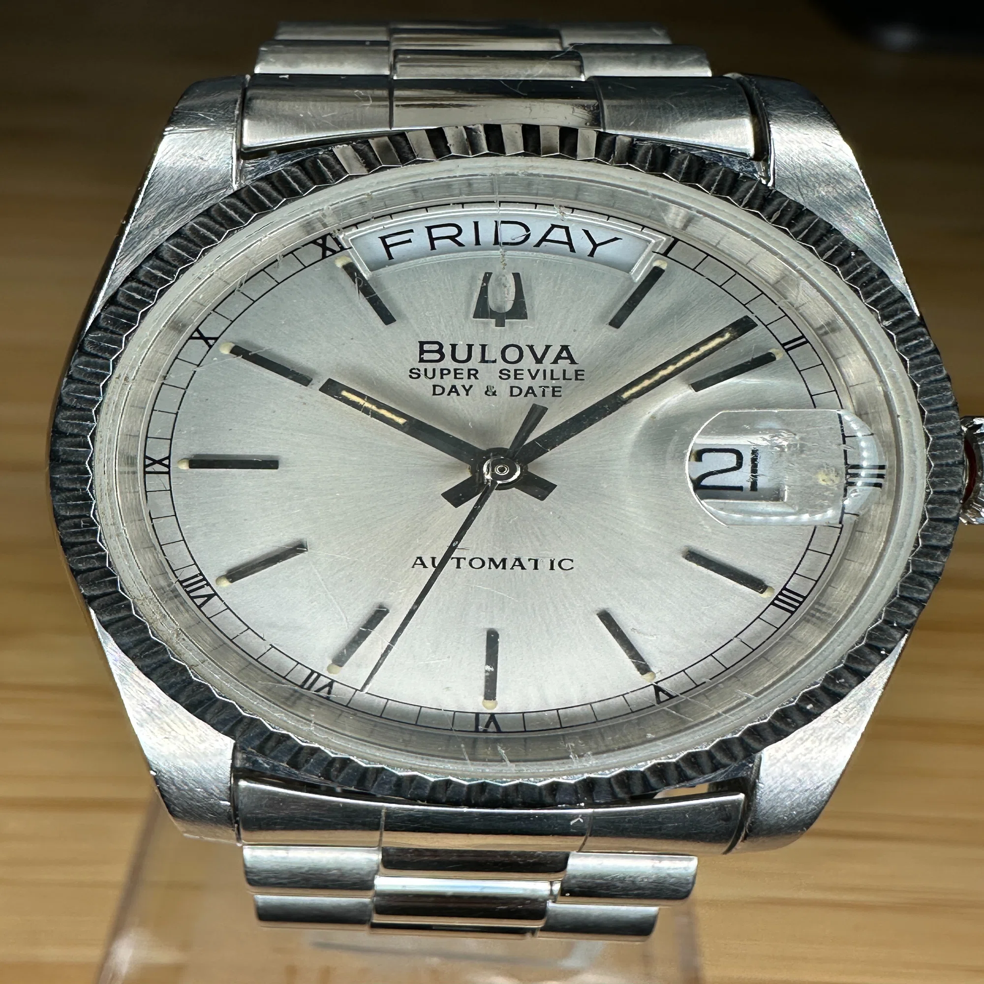 ⌚022】BULOVAスーパーセビル｜Crusoe