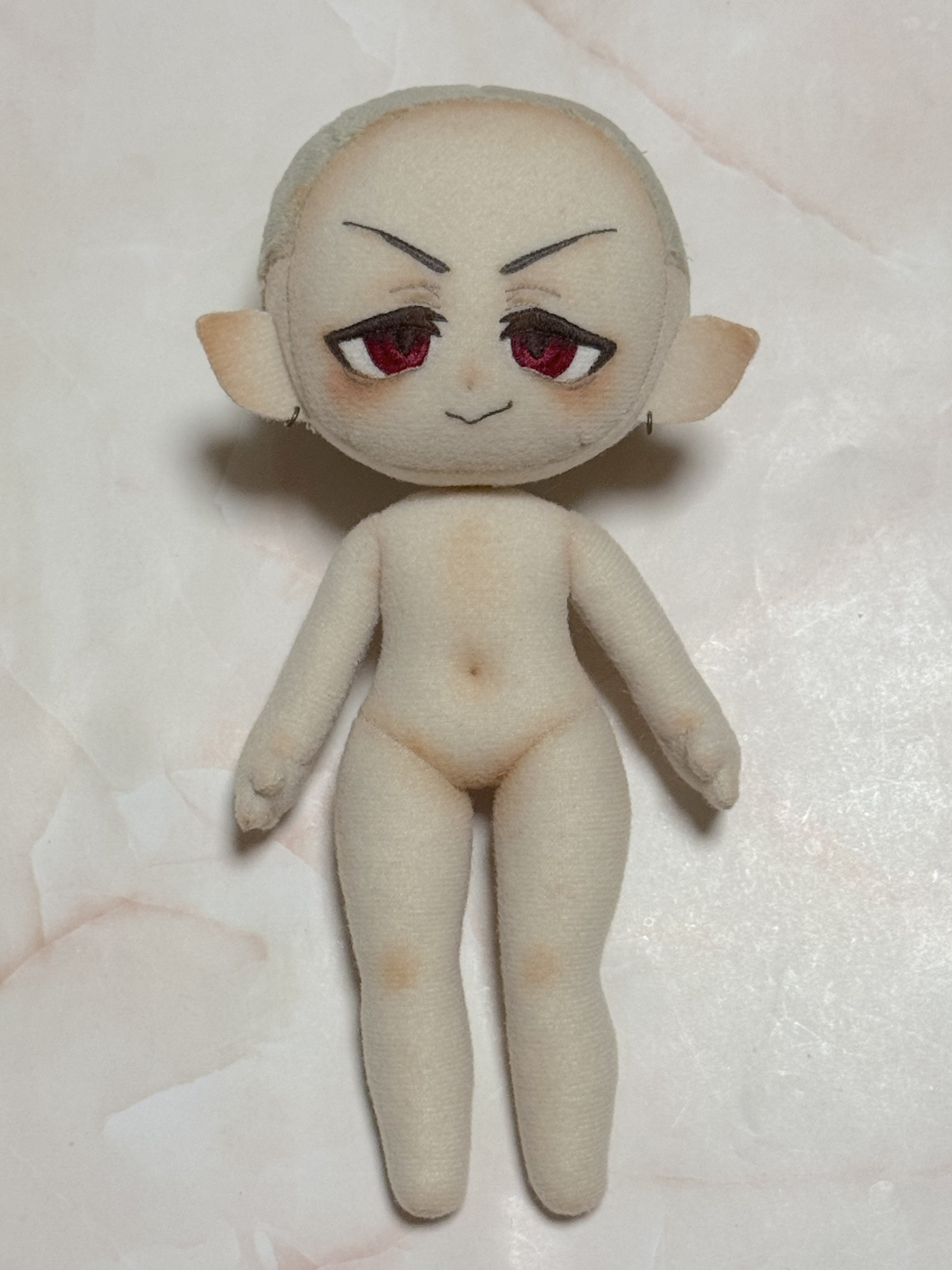 ドール体型なぬいぐるみ(男の子ボディ)の型紙と作り方｜LINK