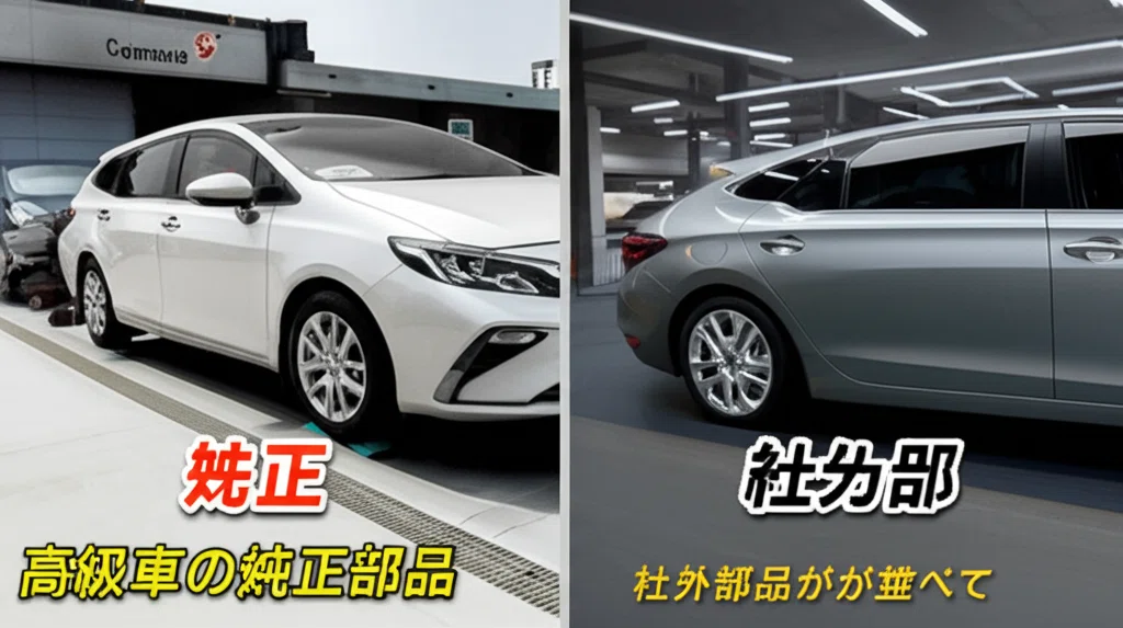 純正部品と社外部品の比較