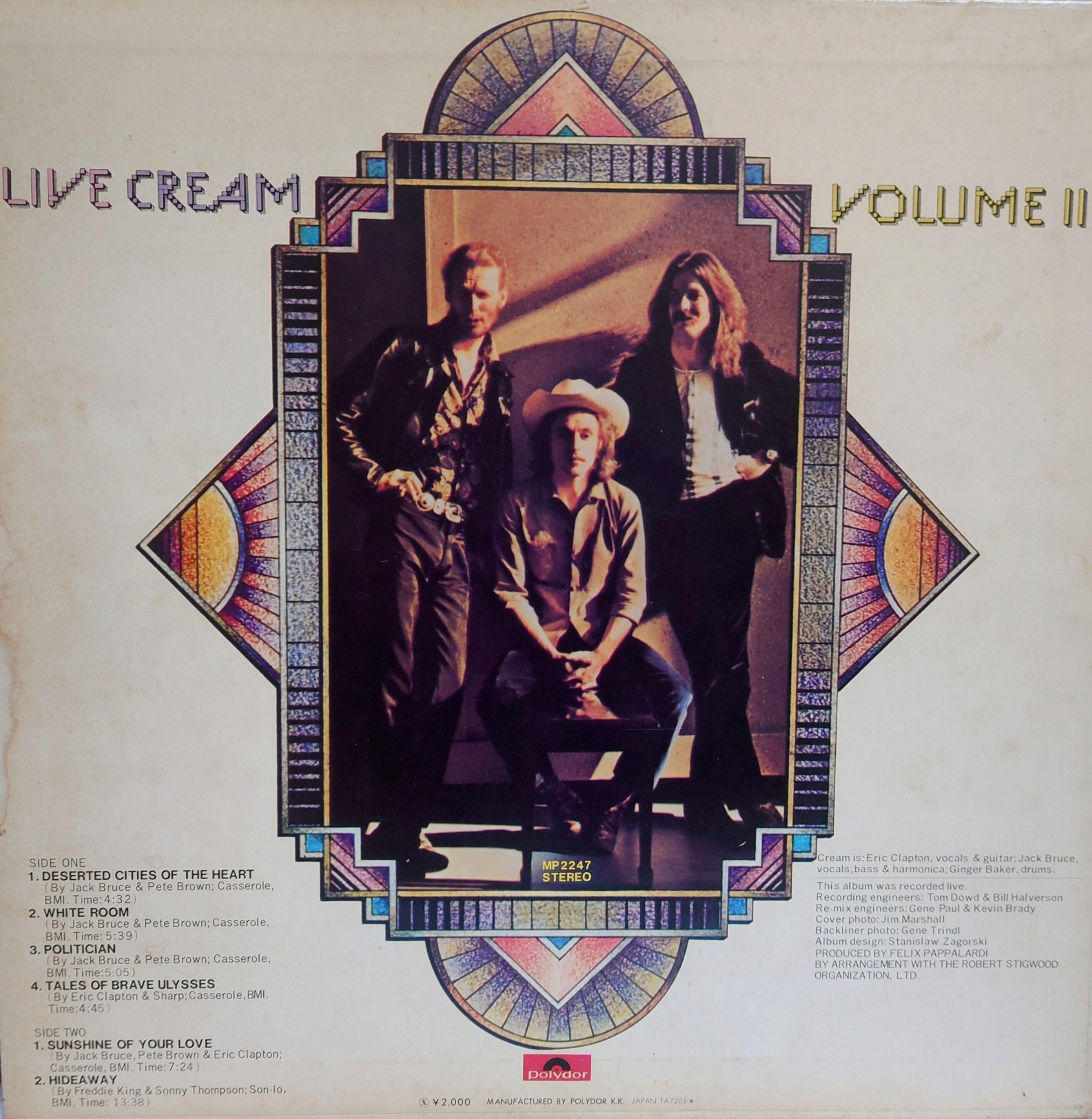 洋楽 CREAM LIVE CREAM & LIVE CREAM, VOLUME II Amazon.co.jp: Live 2: ミュージック