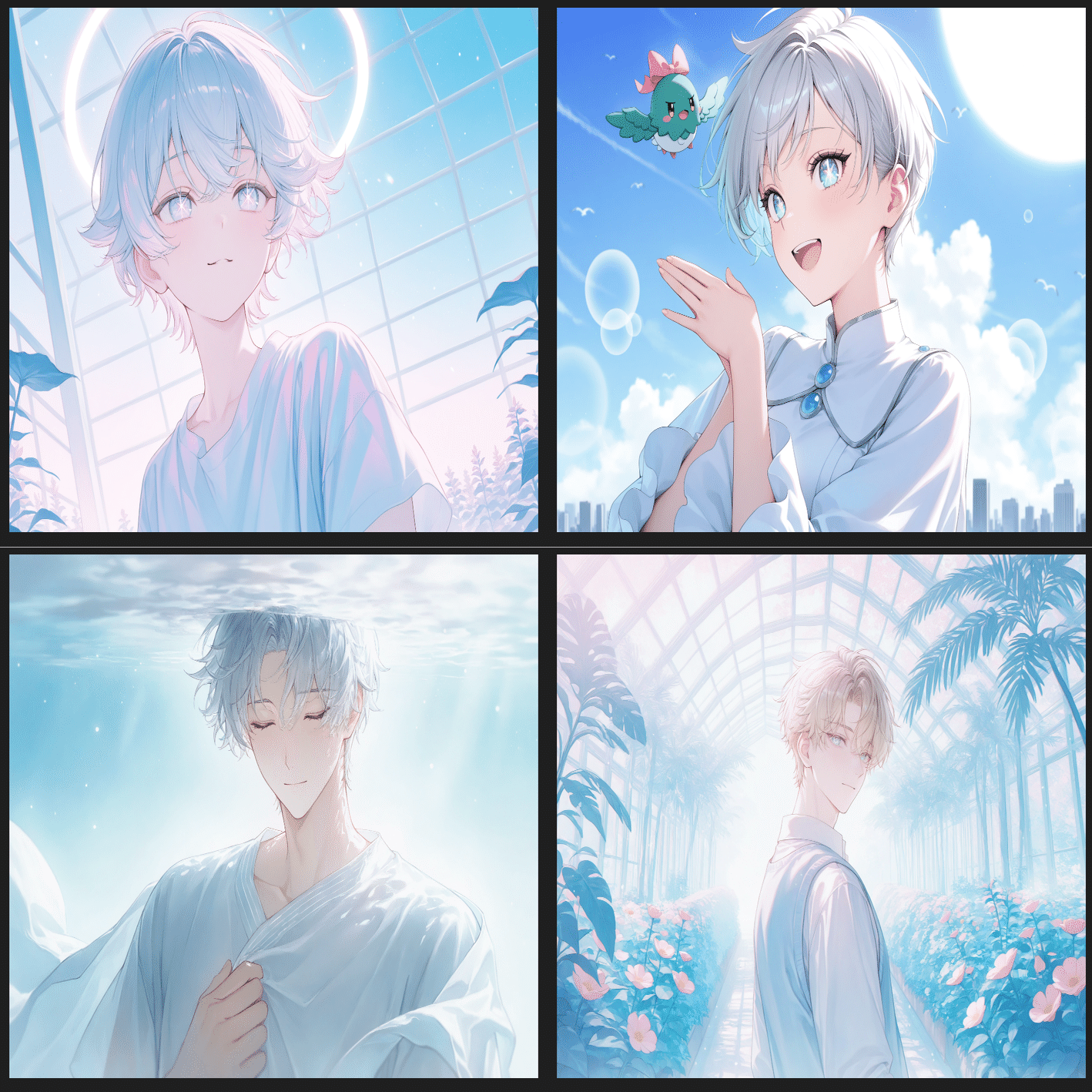 PixAIの新星「Otome v2.0」の男性・ボーイッシュキャラの性能が