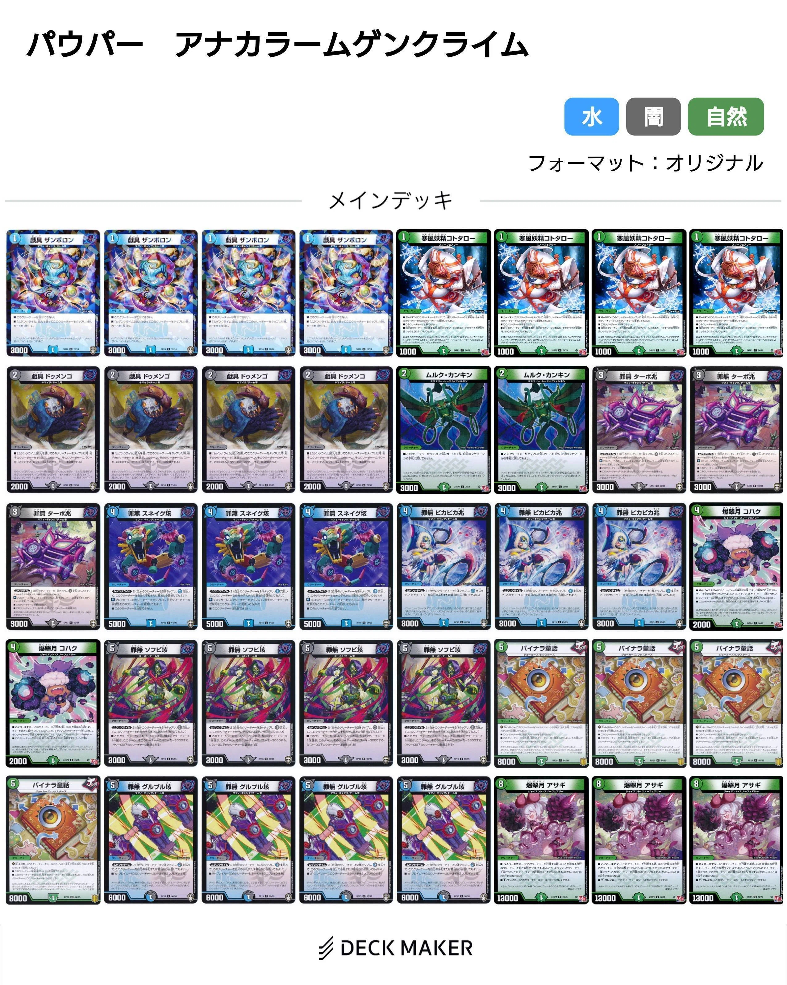 デュエマパウパーを考察しよう｜れもん
