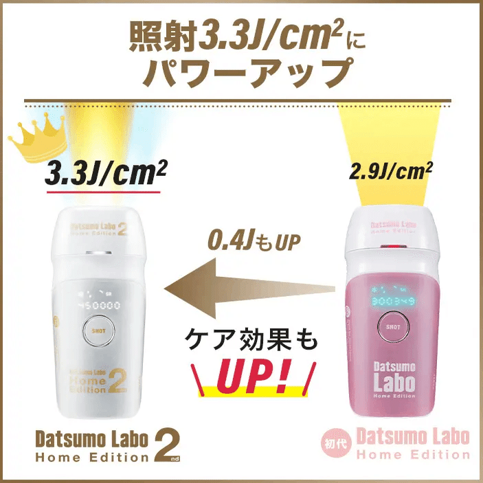 定価7万円が87%引きの家庭用脱毛器「脱毛ラボ ホームエディション2