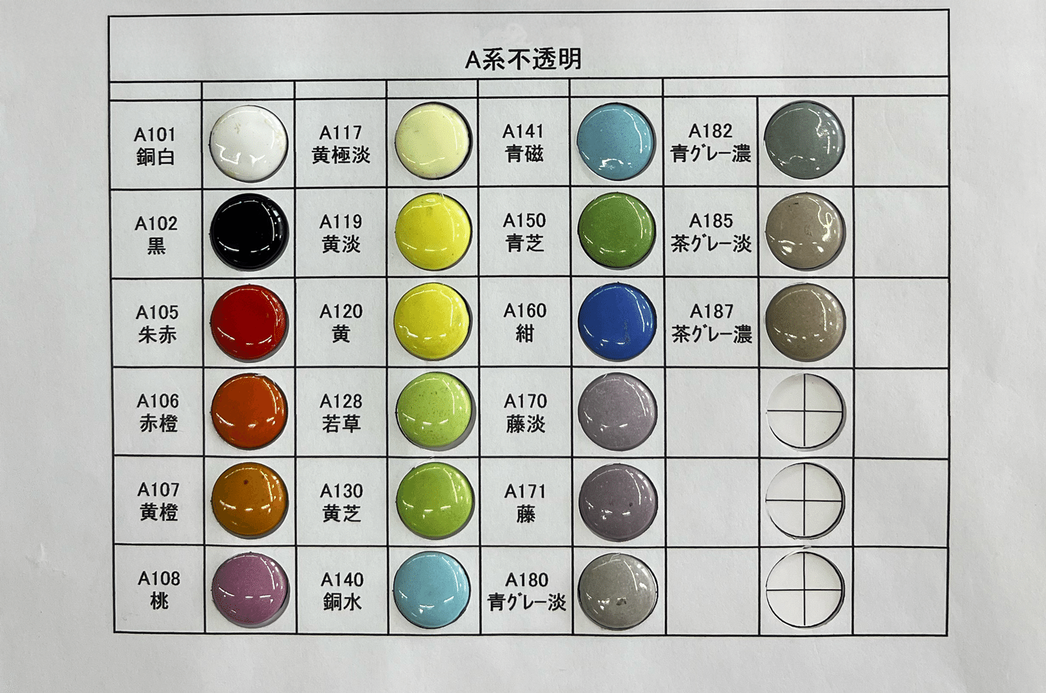 魅力的な七宝焼 その4|七宝焼の釉薬(ゆうやく)について|cyoromatsu 魅力的な七宝焼 その4|七宝焼の釉薬(ゆうやく)について|cyoromatsu
