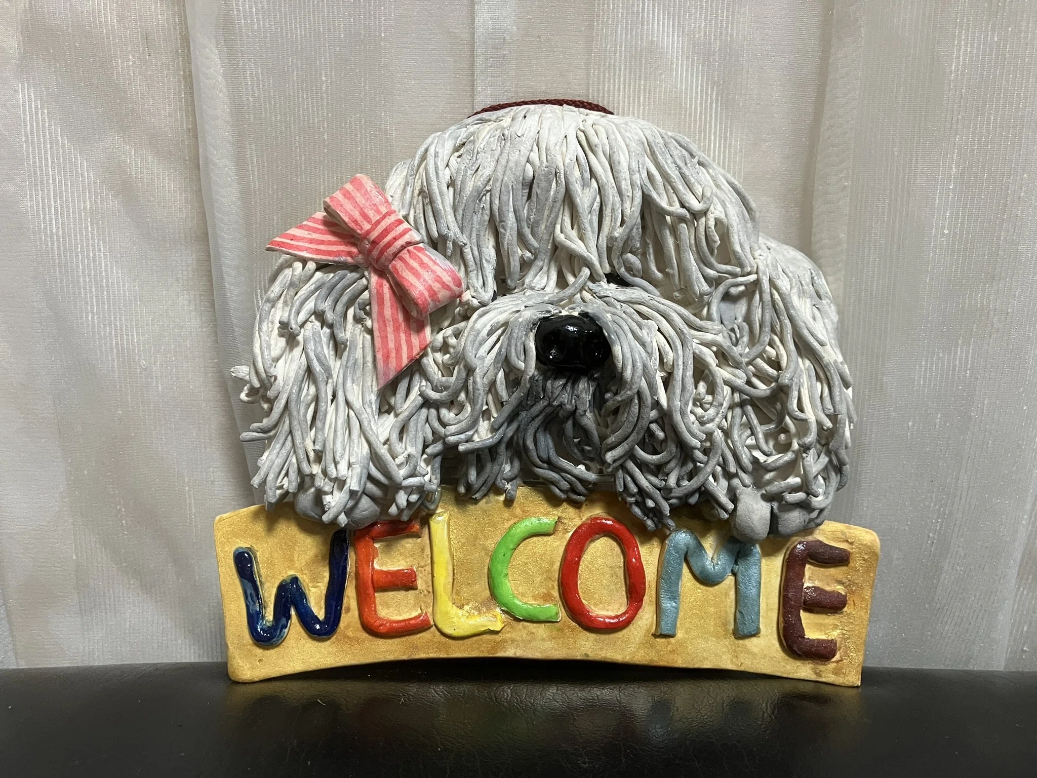 紙粘土でwelcomeグッズ｜poporin
