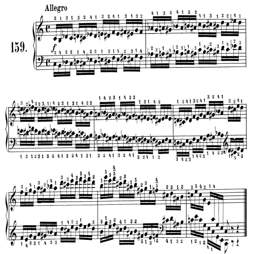 練習曲 楽譜 セット 261 ツェルニー「8小節の練習曲 Op.821」を最後の曲から初見＆ポイント