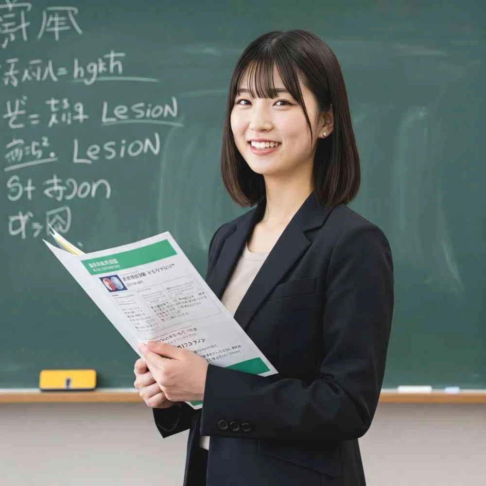 女性教師 高校 先生 高校教諭 高校講師 教室 女性  フリー写真、フリー素材：南城市 雑貨 愛が届ける03