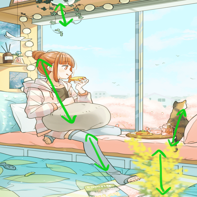 イラスト解説】桜が咲く季節、ほんの少し桜の香りとストーリーの広がり