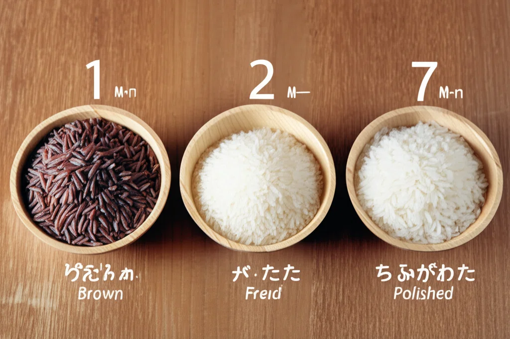 5分づき・7分づき米の魅力とは？精米度別に解説する味と栄養の変化