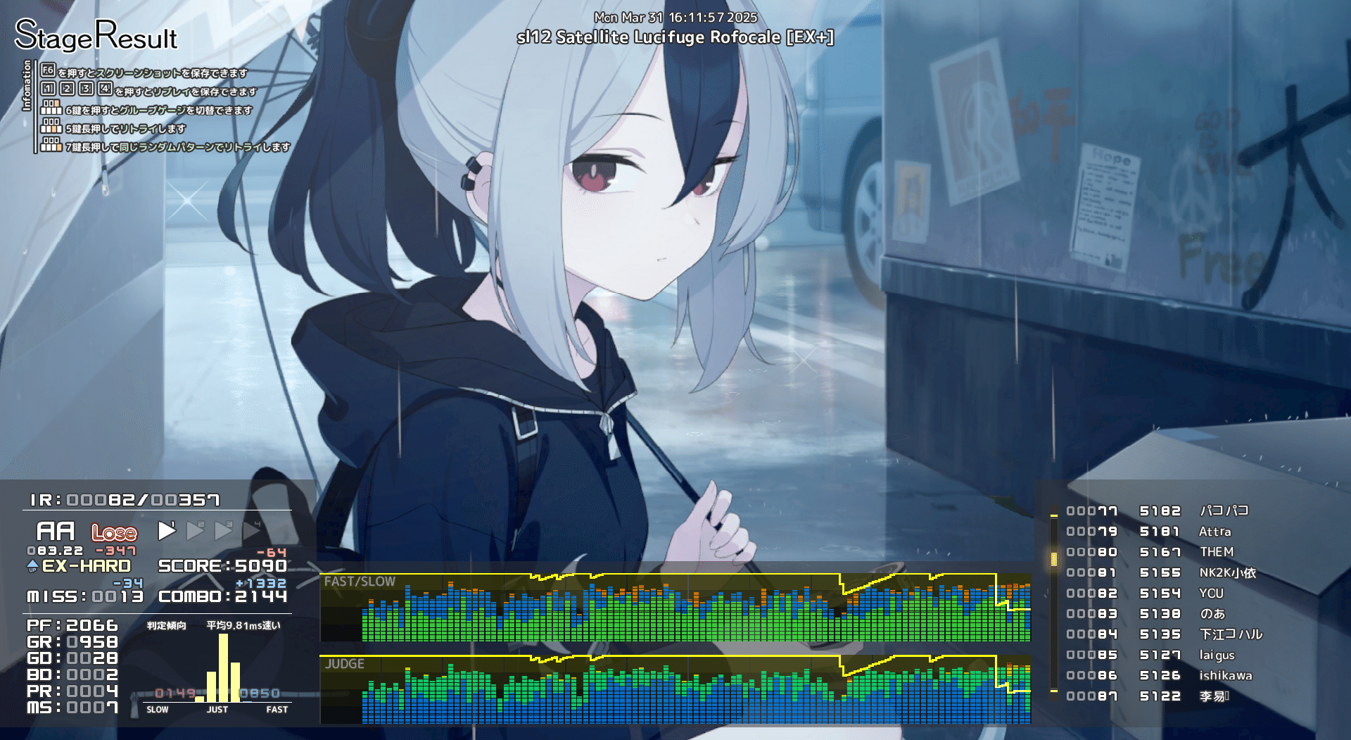 音ゲー日記20250331｜GRASS