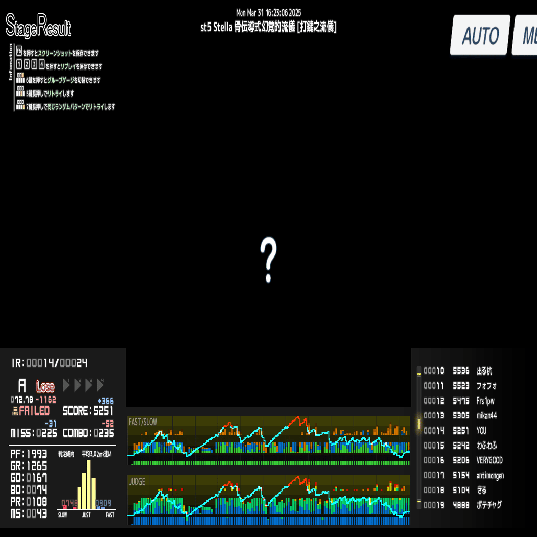 音ゲー日記20250331｜GRASS