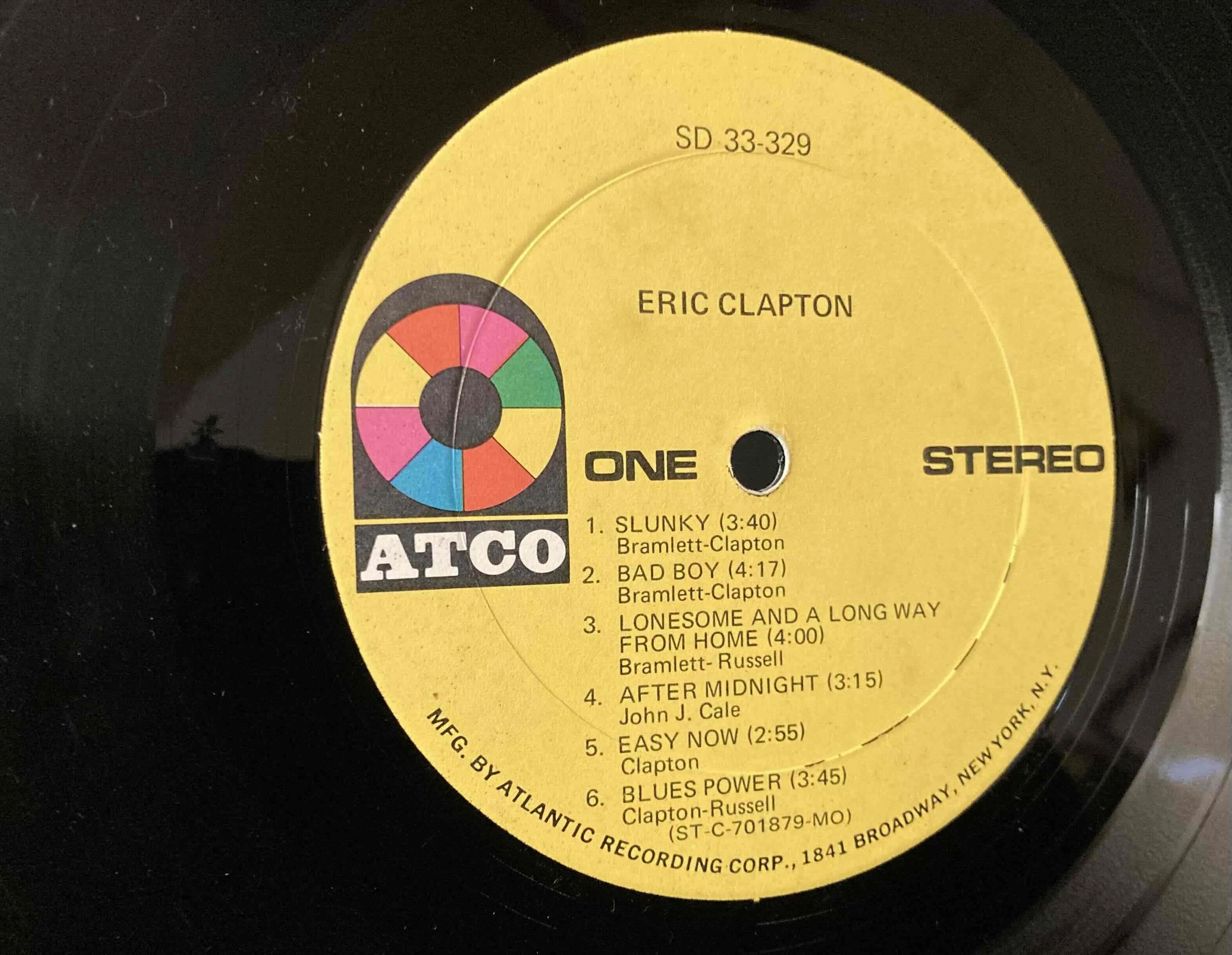 Eric Clapton [Same ] Atco SD 33-329｜naruru's Record