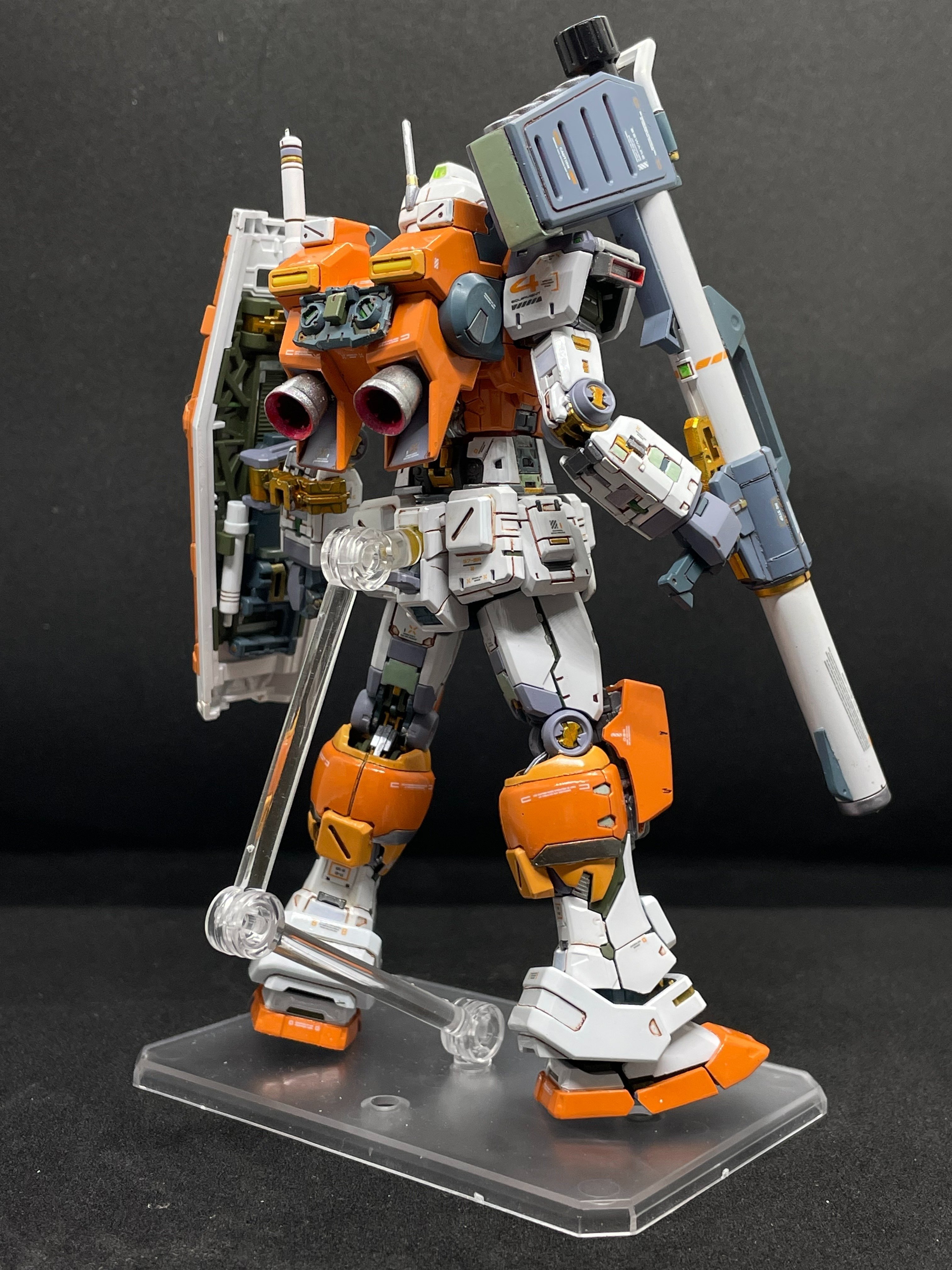 ガンプラ　ジム改　パワードジム　mg 完成品 MG パワードジム O-25 【ぷらもっち】