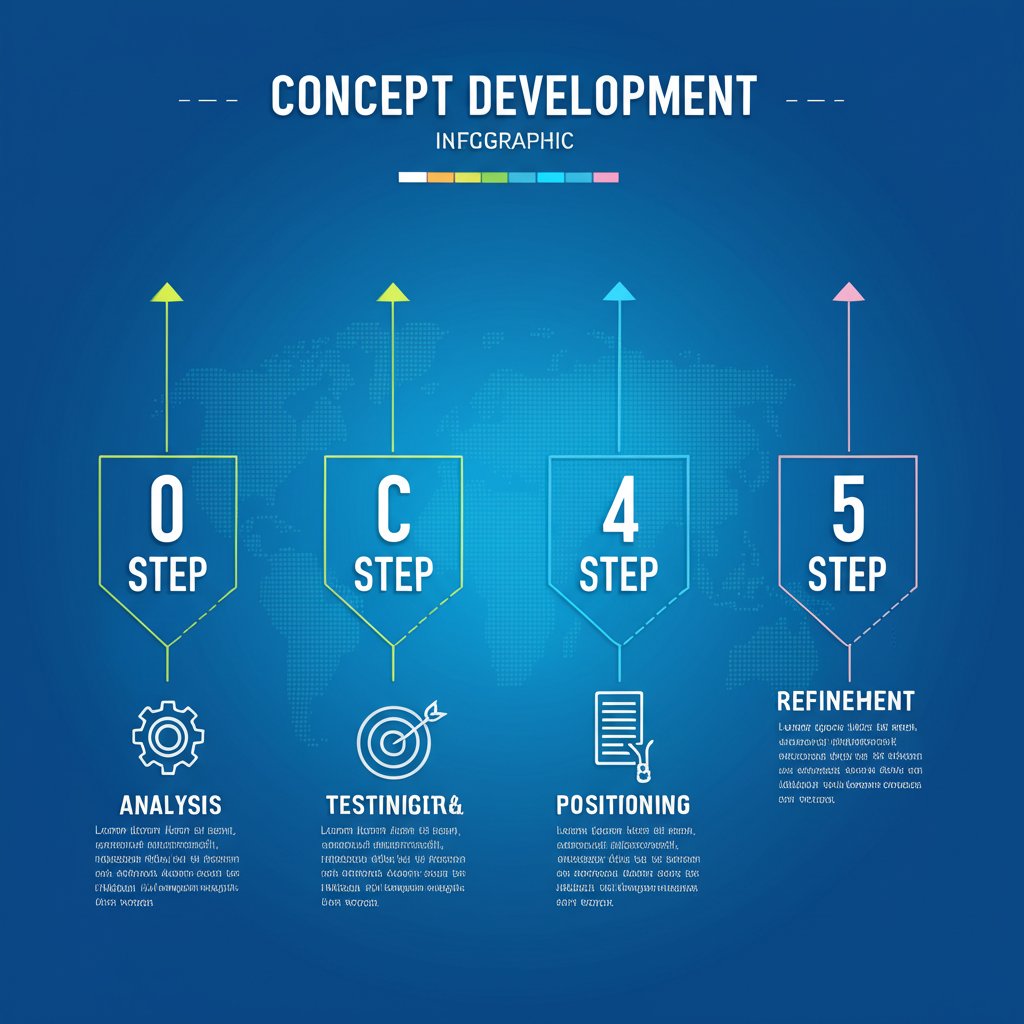 コンセプト作りの5ステップ図解