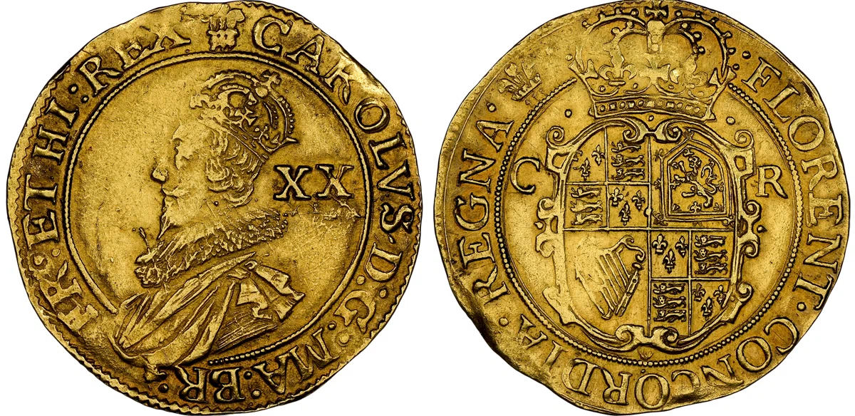 イギリス｜1630-31年 チャールズ1世 ユナイト金貨｜アンティークコイン