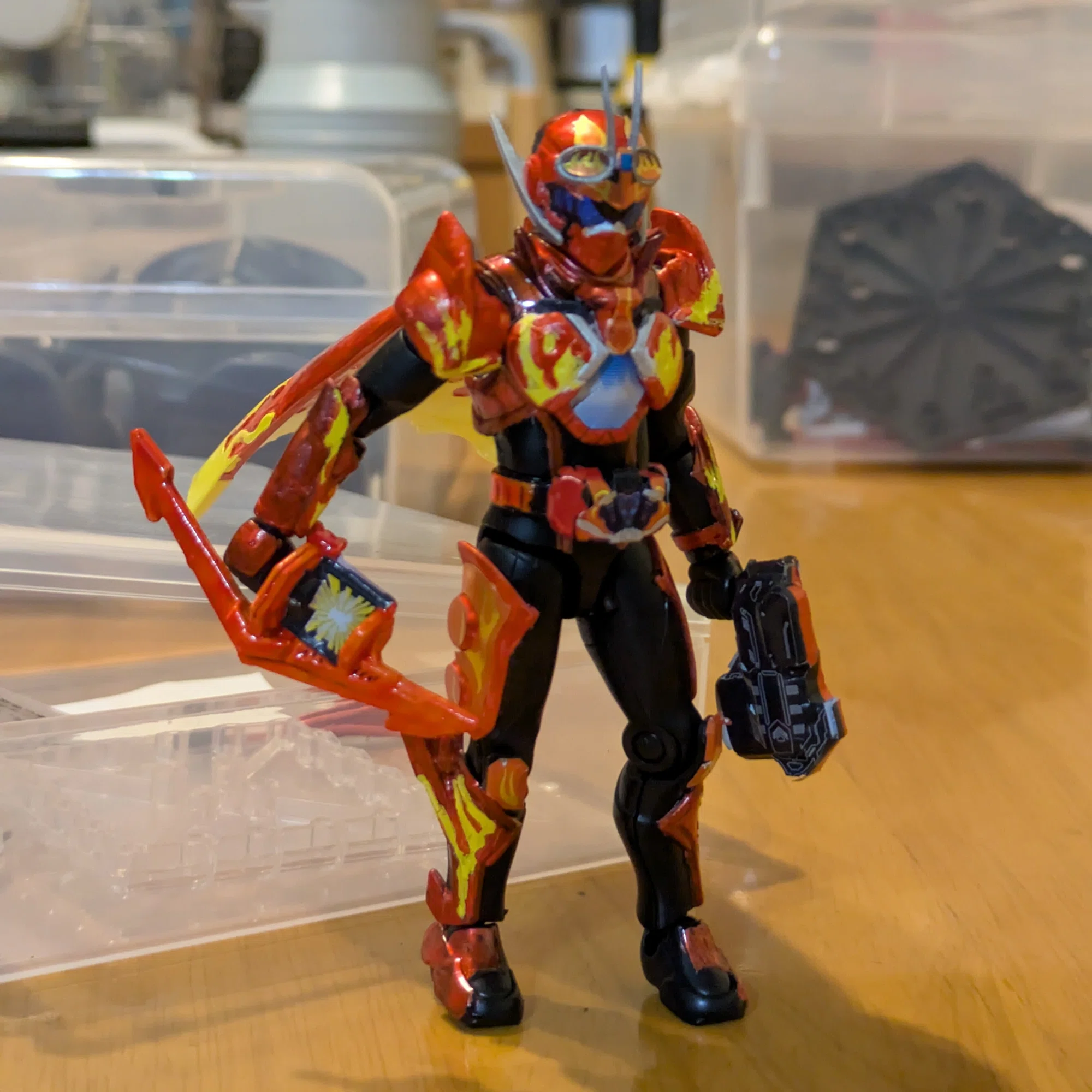 装動をラッカー塗料で塗装した件：仮面ライダーガッチャードデイ 