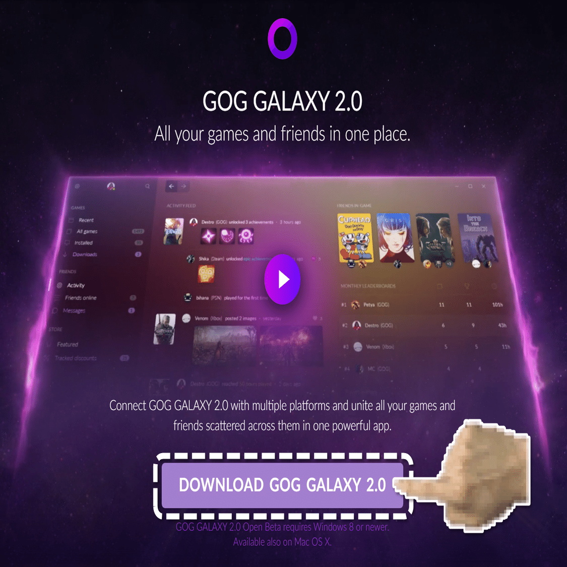 GOG Galaxyで複数プラットフォームのPCゲームを一元管理する｜たなぎゅう