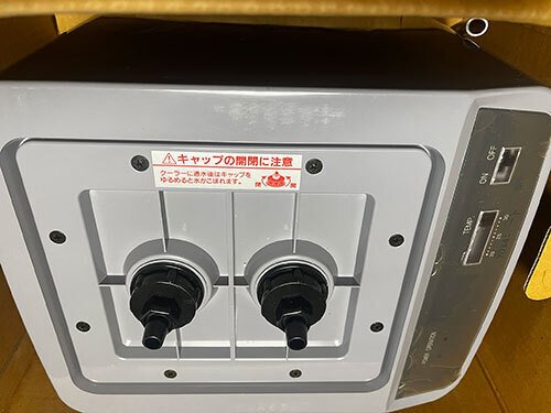 猛暑に備えて水槽用クーラー新品(NC-160)を5千円で購入したのだが
