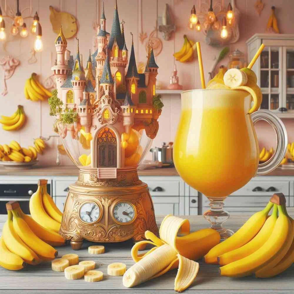 バナナ バナナジュース メルヘン フリー写真、フリー素材：南城市 雑貨 愛が届ける05