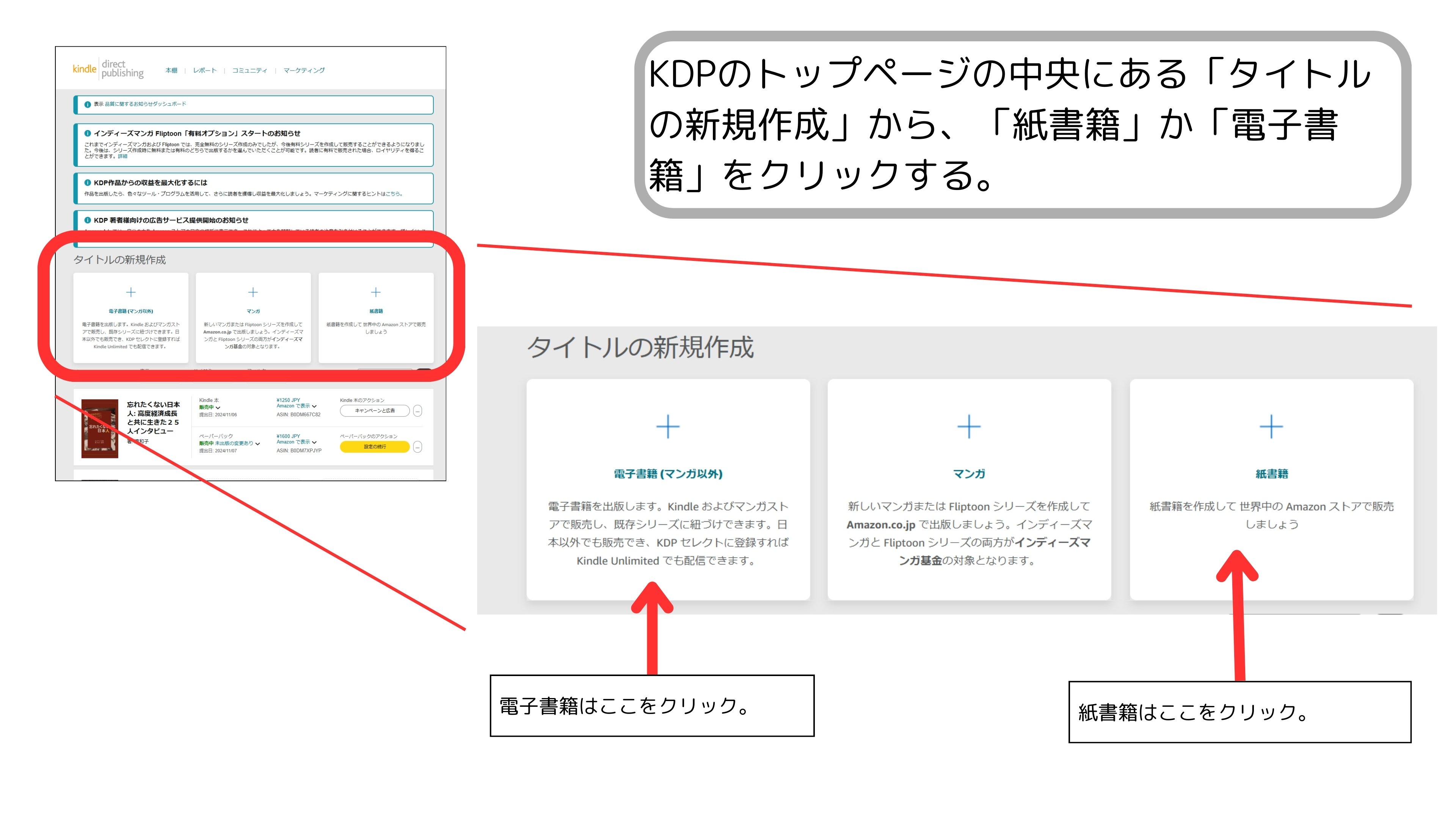 自分の本を出版しよう！ 第7回 ＞KDPサイトで本を出版しよう