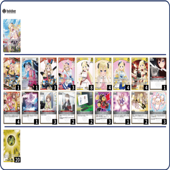 【優勝デッキ50枚＋OSR＋調整用4コン】角巻わため　デッキ　ホロカ デッキ50枚＋SY＋OSR＋調整用4コン】角巻わためデッキホロカ