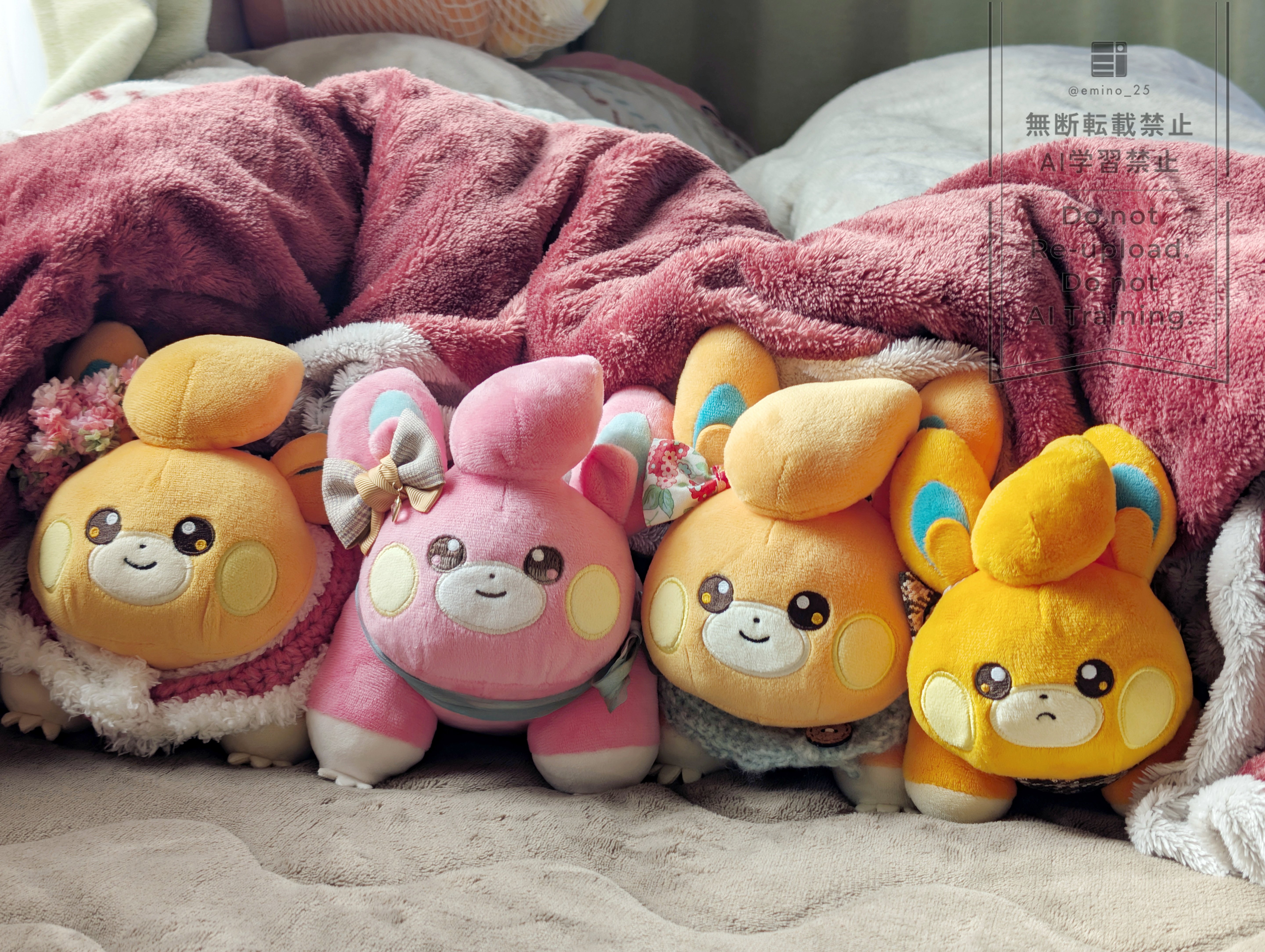 色違い】白毛玉くん【ハンドメイドぬいぐるみ】