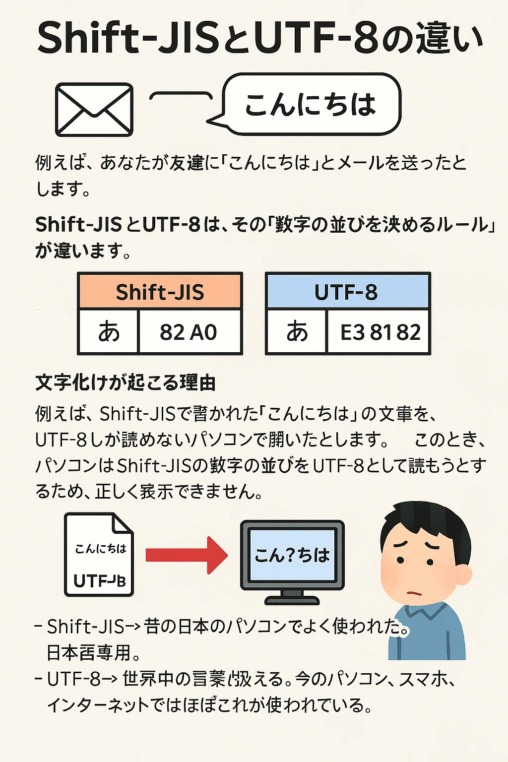 非技術者向け文字コードについての解説｜おもんぱかる