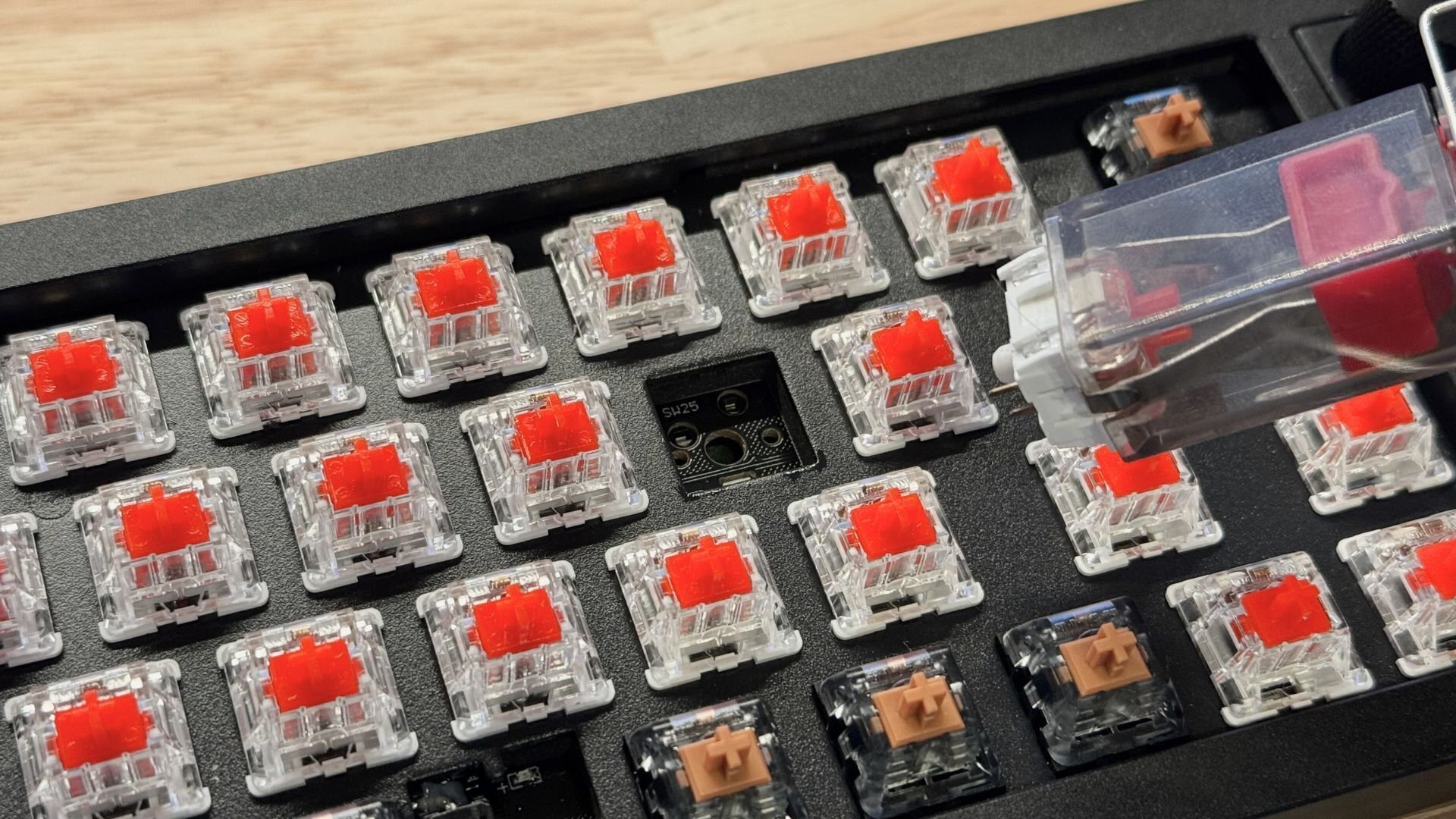 T*K様 自作キーボード/gateron silent red-60% 自作キーボード/gateron