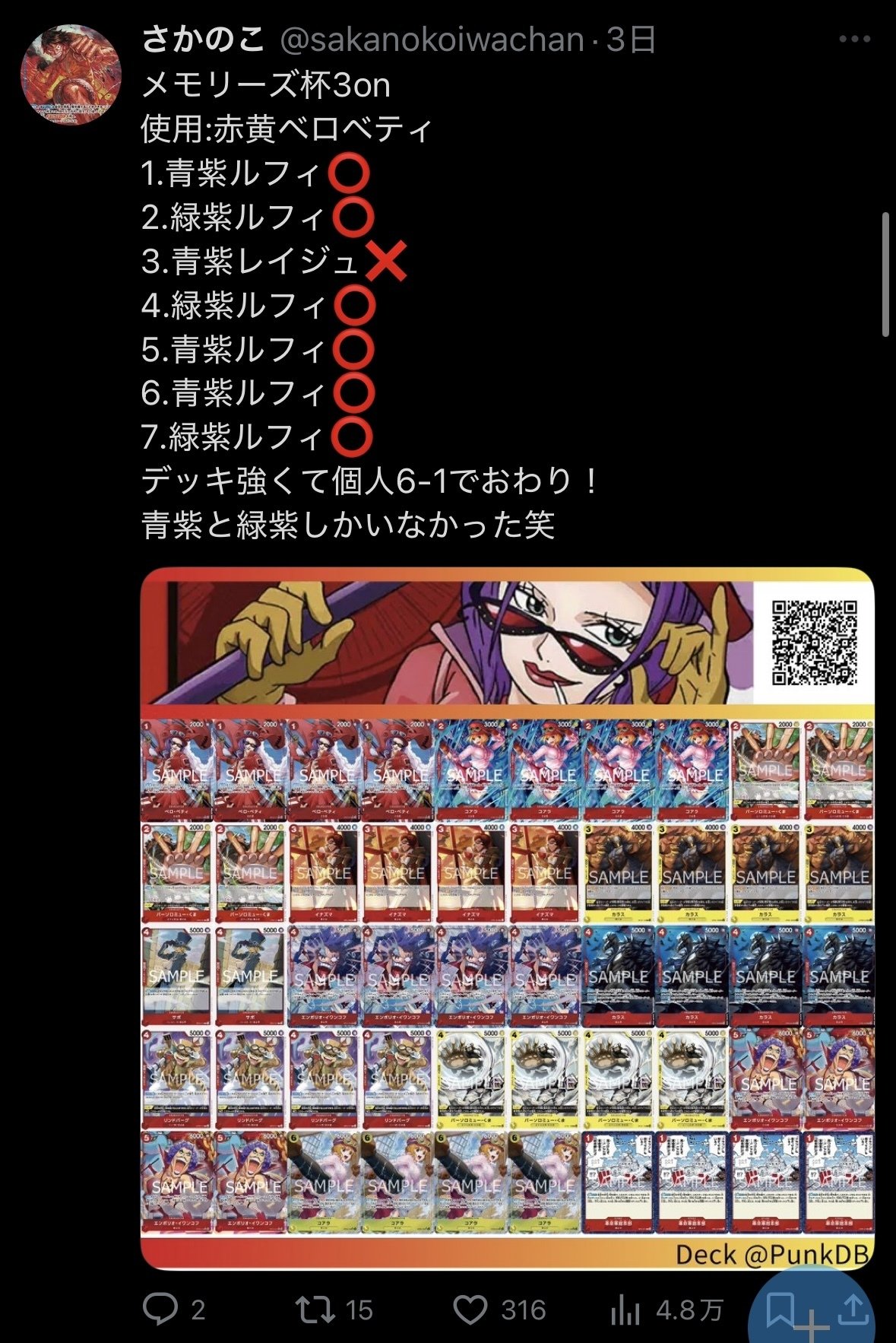 大会成績15-1!?!?赤黄ベロベティ徹底解説|さかのこ 大会成績15-1!?!?赤黄ベロベティ徹底解説|さかのこ