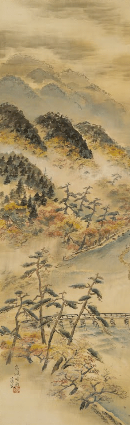 富田渓仙】 日本画 軸装 / 紙本・墨彩 査定 買取 致します 富田渓仙】 日本画 軸装 / 紙本・墨彩 査定 買取 致します