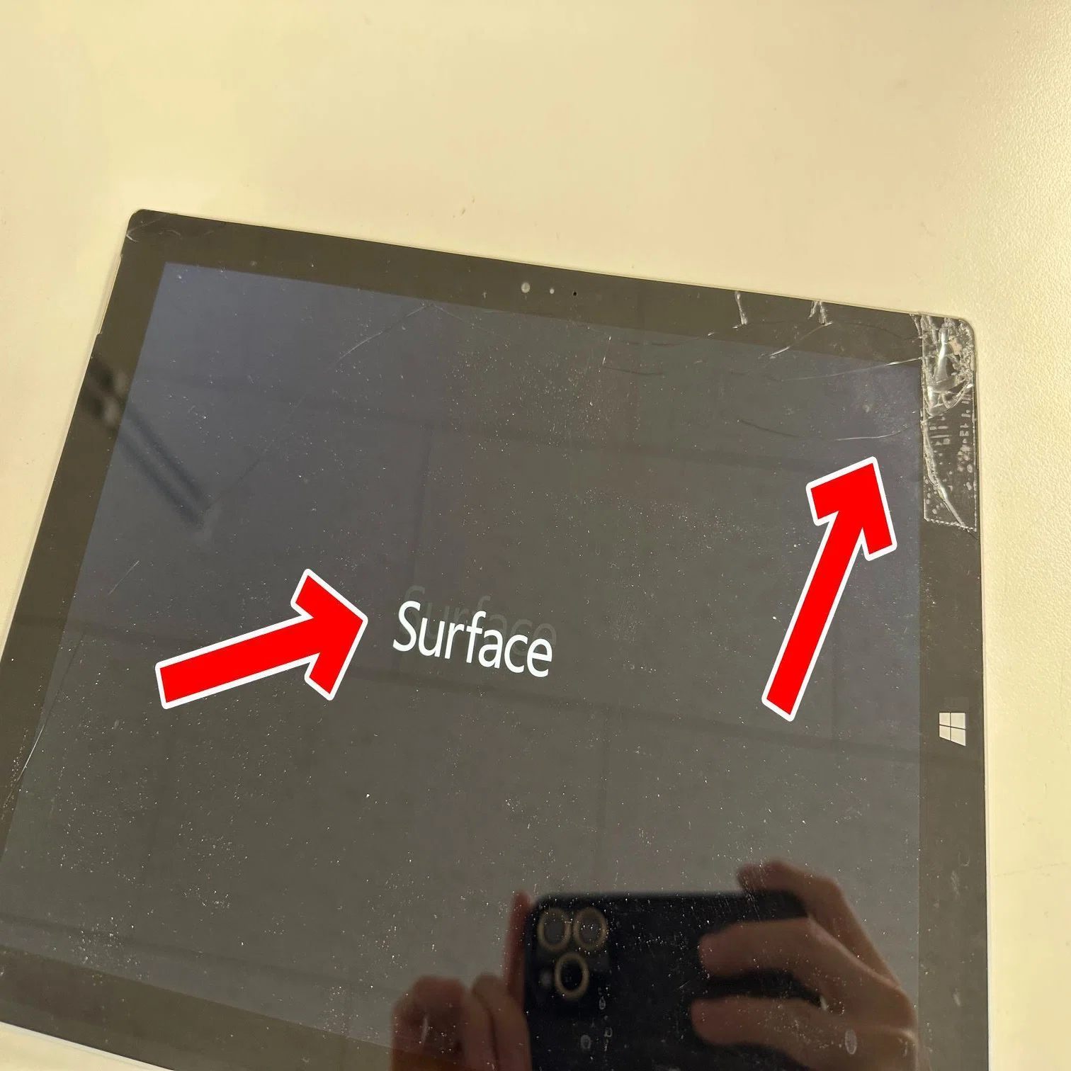Surface Pro3の画面交換を21780円で対応中！ガラス割れ+液晶表示異常+ 